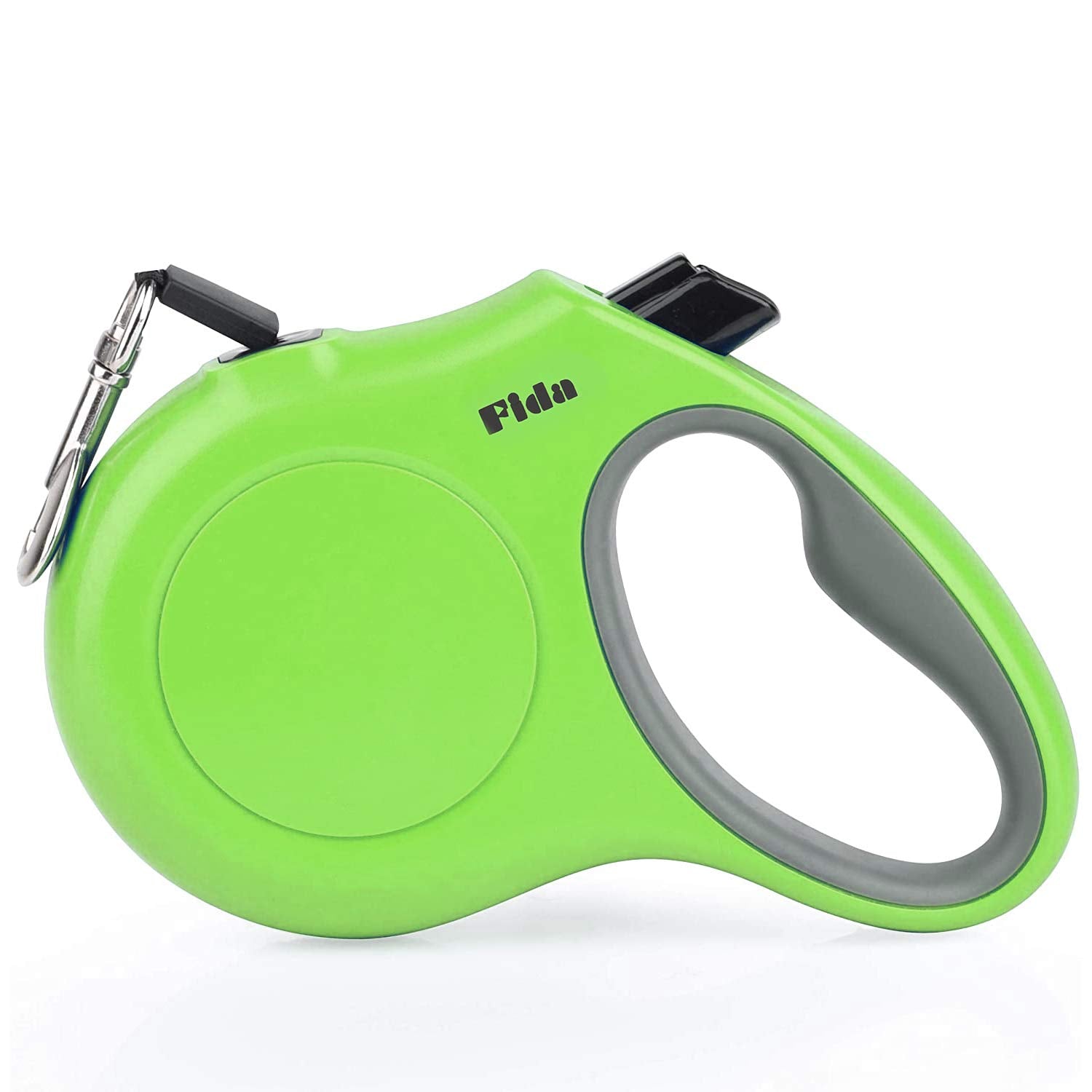 Fida Retractable Dog Leash, 16Ft Heavy Duty Pet Walking Leash For Medium Dog Or Cat Up To 44 Lbs, Tangle Free. One-Hand Brake (Medium, Green)