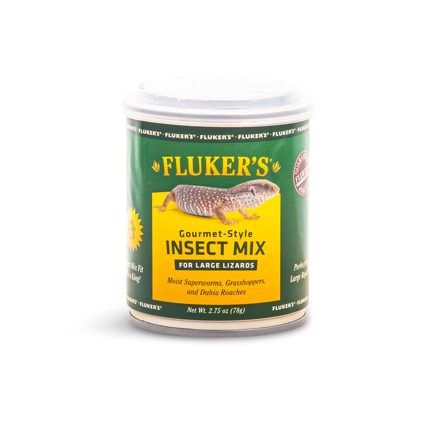 Fluker's Gourmet Canned Food for Reptiles, Fish, Birds & Small Animals, Insect Mix, 2.75 oz