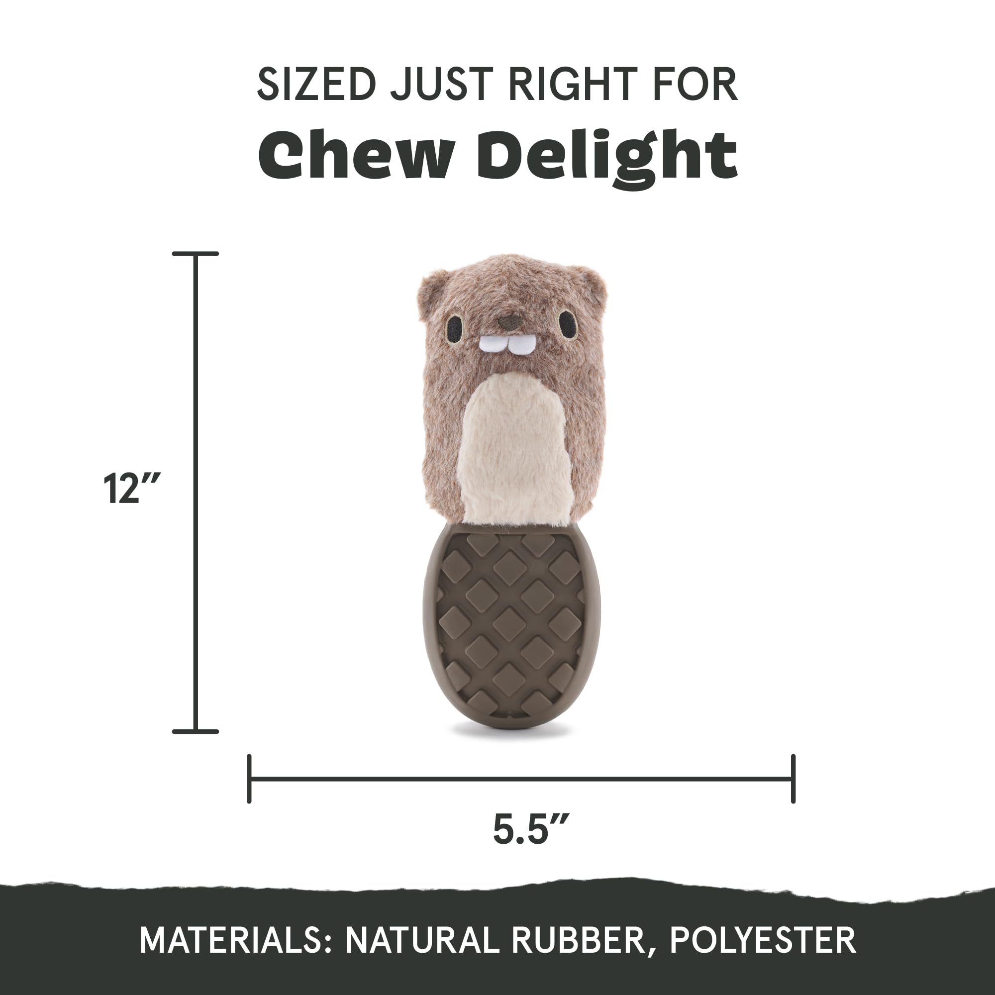 Barkbox Buck Wild Super Chewer Dog Toy for Medium to Large Dogs, Perfect for Dogs Who Love Gnawing, Shredding and Tough Playtime