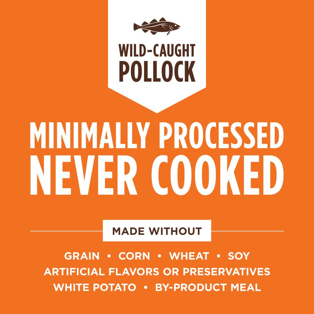 Instinct Raw Boost Mixers Freeze Dried Cat Food Toppers for Dry Food, Grain Free Cat Food Toppers - Pollock Recipe for Cats, 5 o