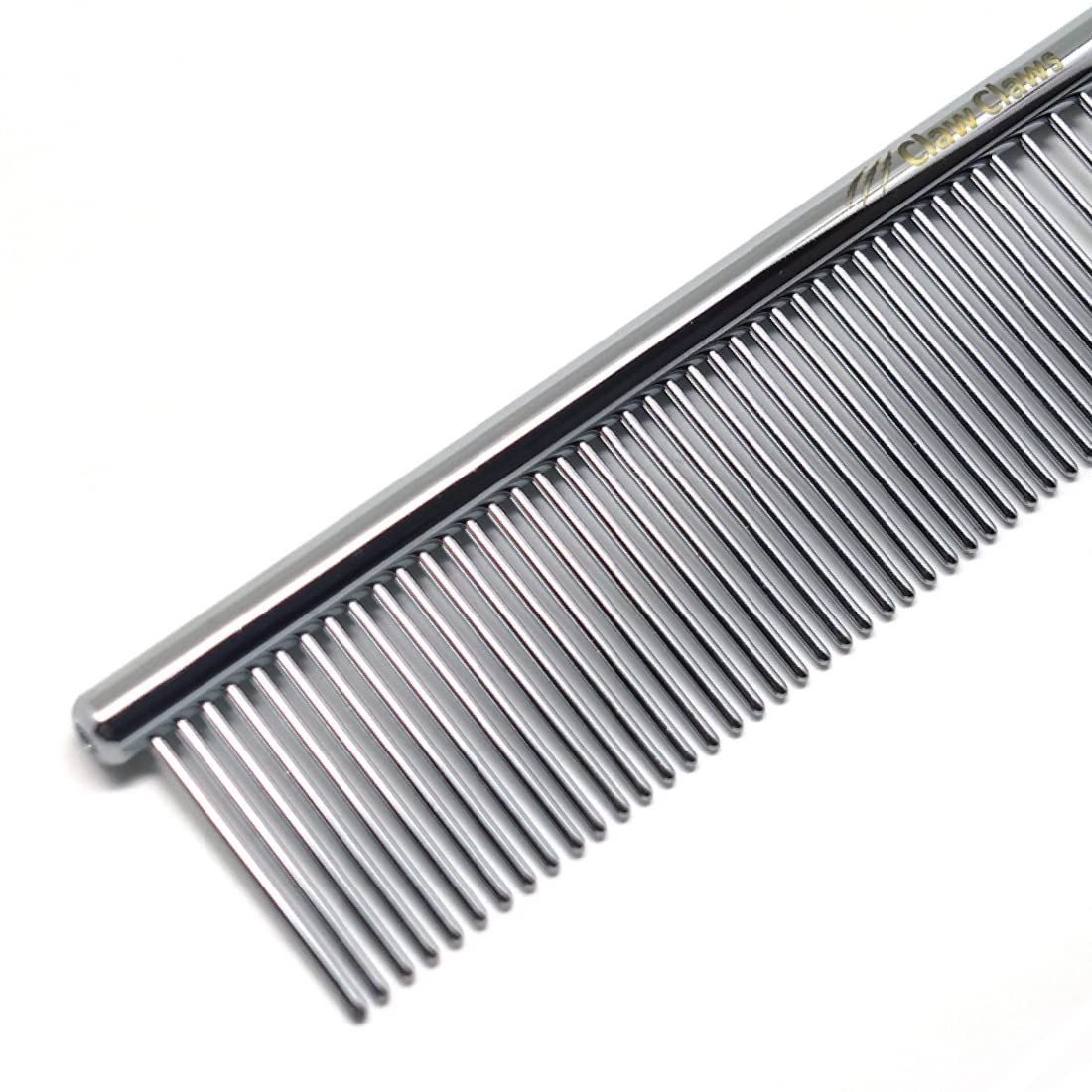 Claw Claws 6.1'' Comb With Rounded Ends Spine, Pet Comb For Professional Groomer Tool, For Short To Medium Haired Dog, Cat And O
