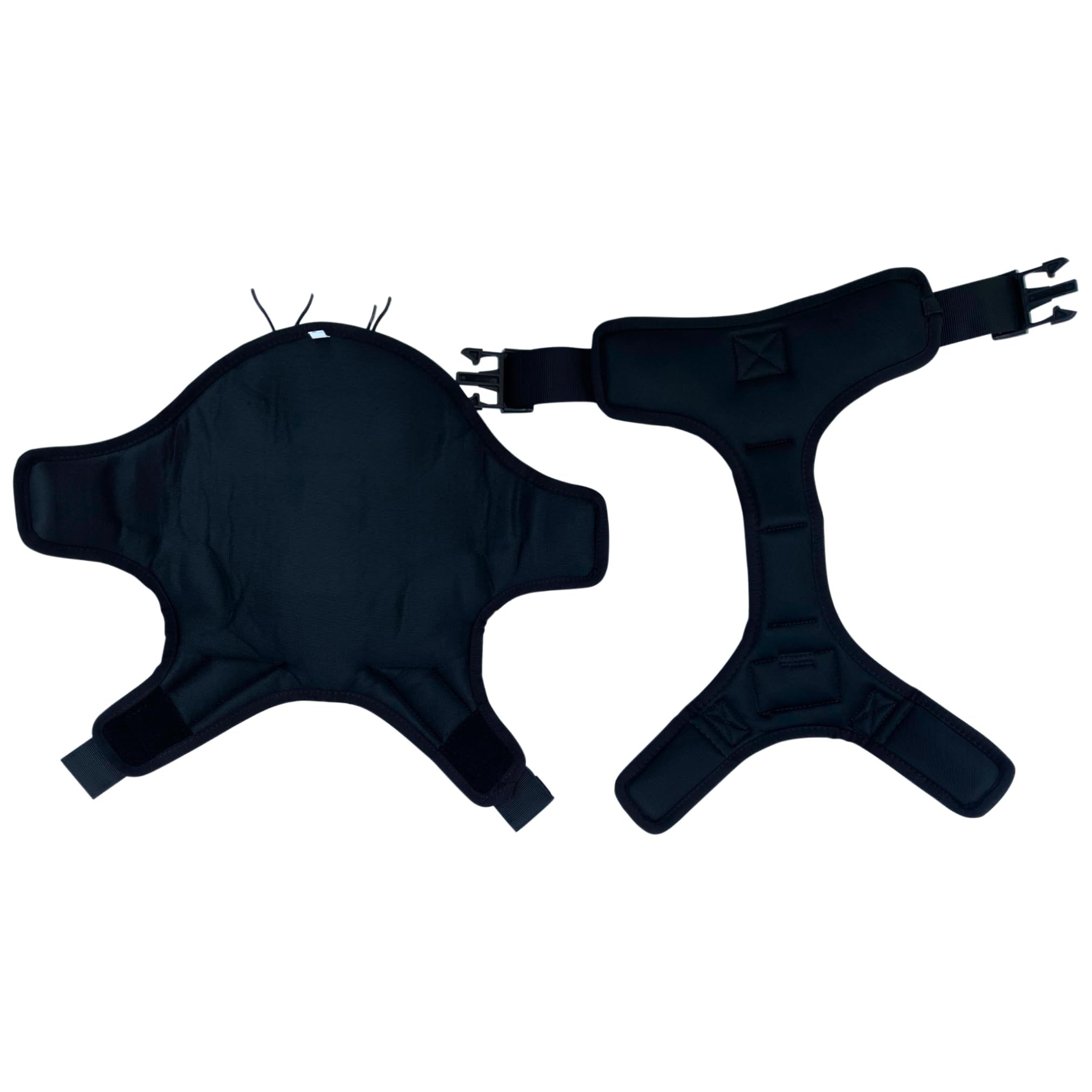 Albcorp Tactical Dog Harness - Heavy Duty, No-Pull Training Vest For Large Breeds, Military Service Dog Vest With Front Leash Clip, Hook & Loop Panels, Padded Handle – Black, Medium