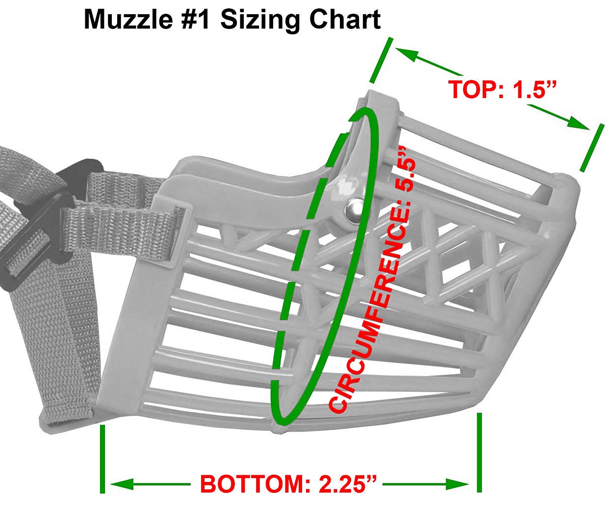Dogs My Love Plastic Dog Basket Muzzle Beige 7 Sizes (Xxsmall: Circumference 5.5')