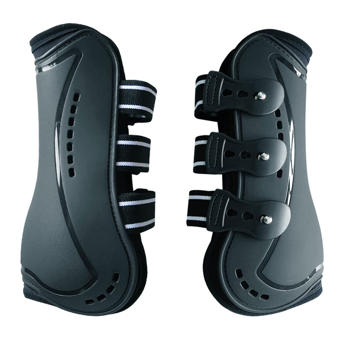 Wandrola Sport Splint Boots For Horses, Front Jumping Horse Leg Protection, For Schooling, Competition, Classic Equine Supplies 