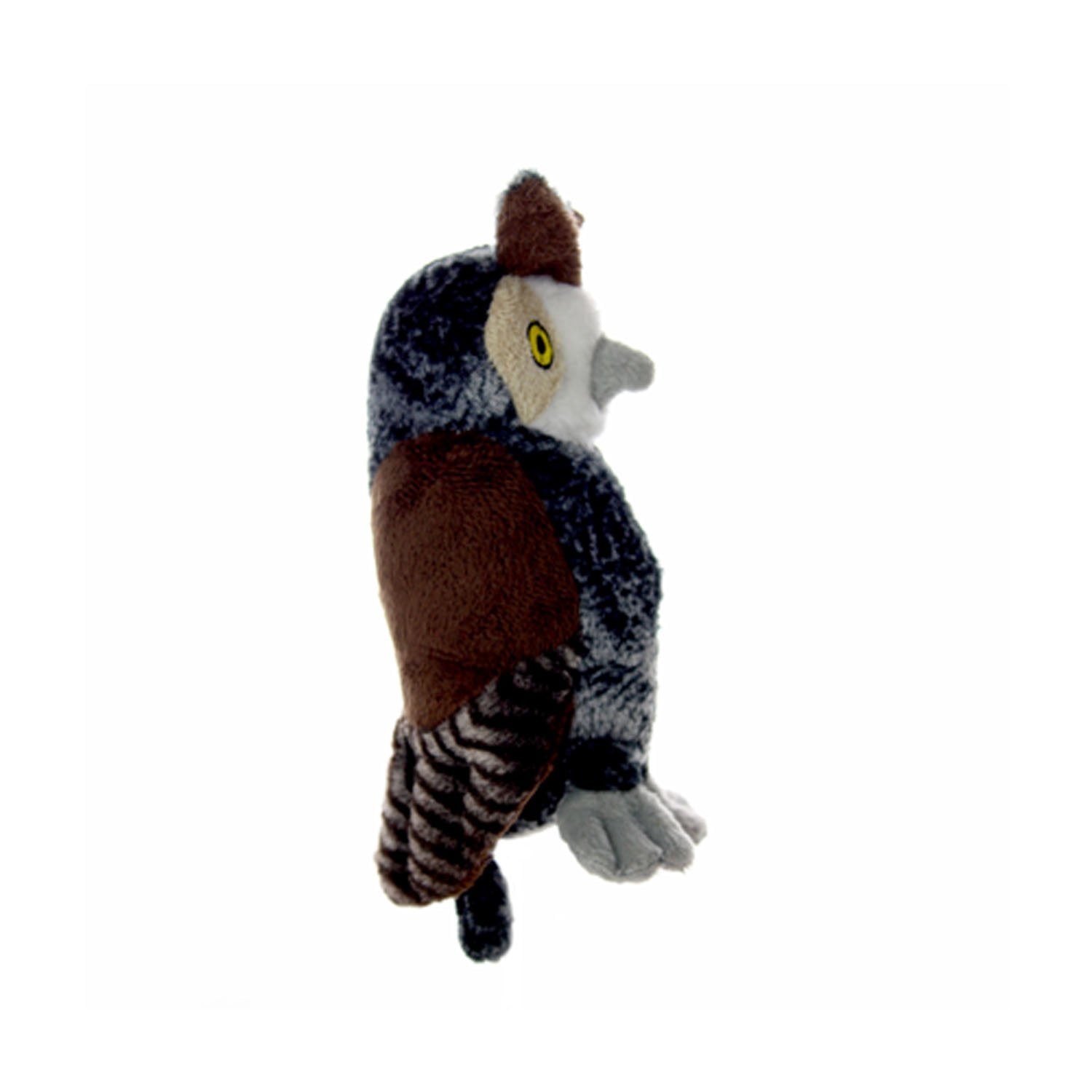 Mighty-Nature Junior Owl -Squeaker-Multiple Layers. Made Durable, Strong & Tough. Interactive Play Dog Toy (Tug, Toss & Fetch). Machine Washable & Floats