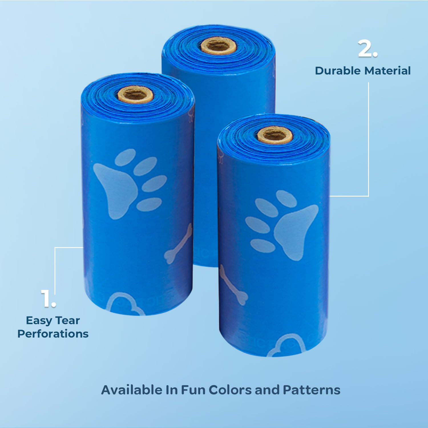 Best Pet Supplies Dog Poop Bags (240 Bags) For Waste Refuse Cleanup, Doggy Roll Replacements For Outdoor Puppy Walking And Trave