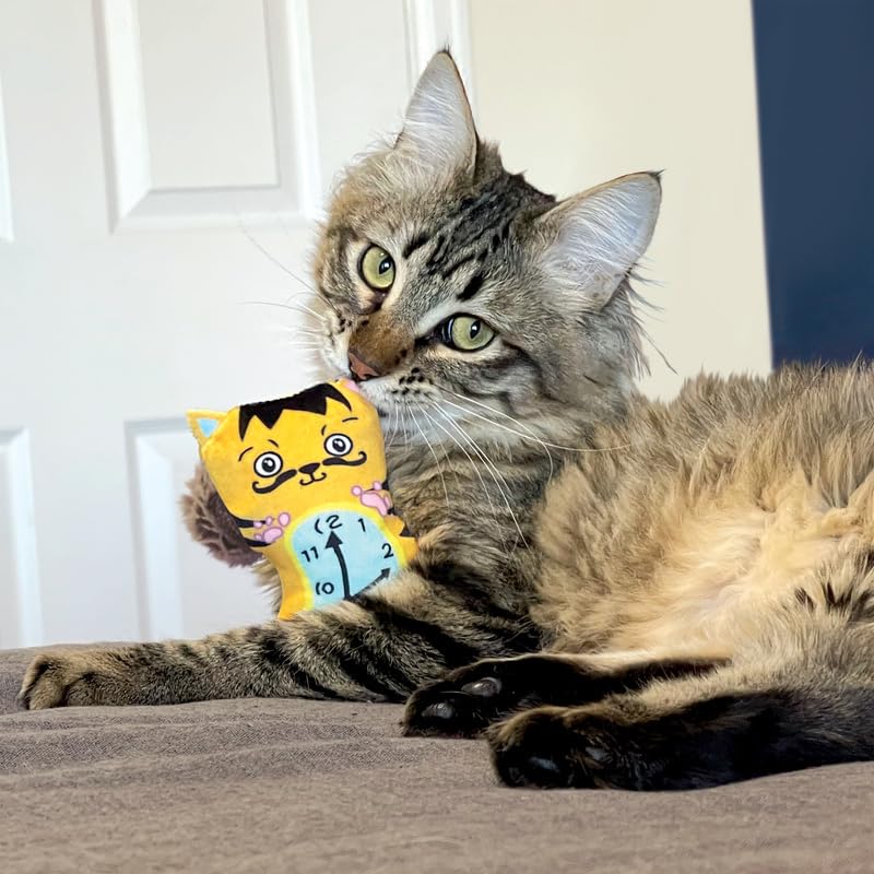 Kong Artz Cats - Crackling Cat Toys With Catnip, Ribbon And Tail (Bundle (Kahlo/Picasso And Dali/Van Gogh))