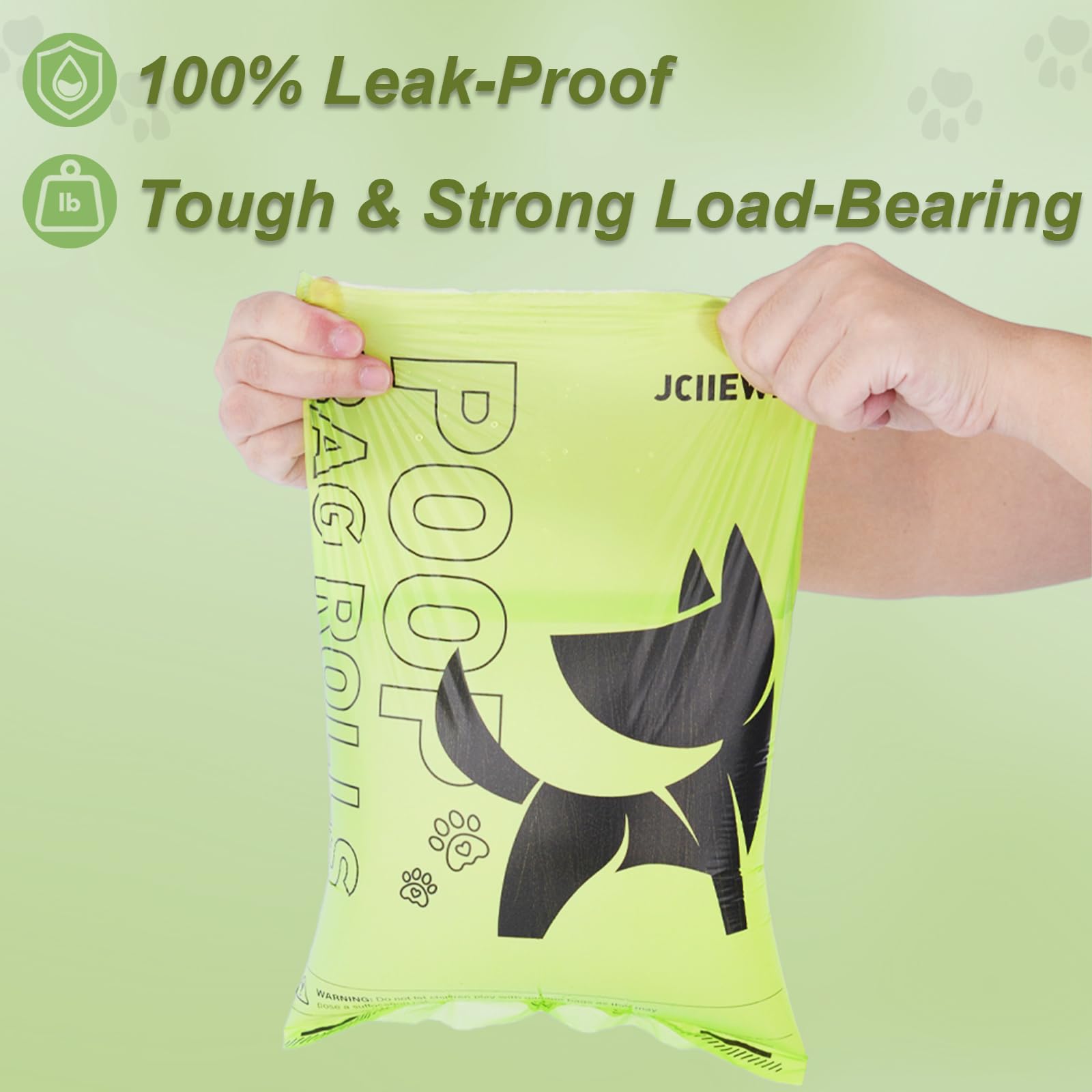 270 Count 13    X 9    Dog Poop Bags Rolls With Holder | Leakproof, Extra Thick & Tear-Resistant Waste Bags For Doggie, Cats & P