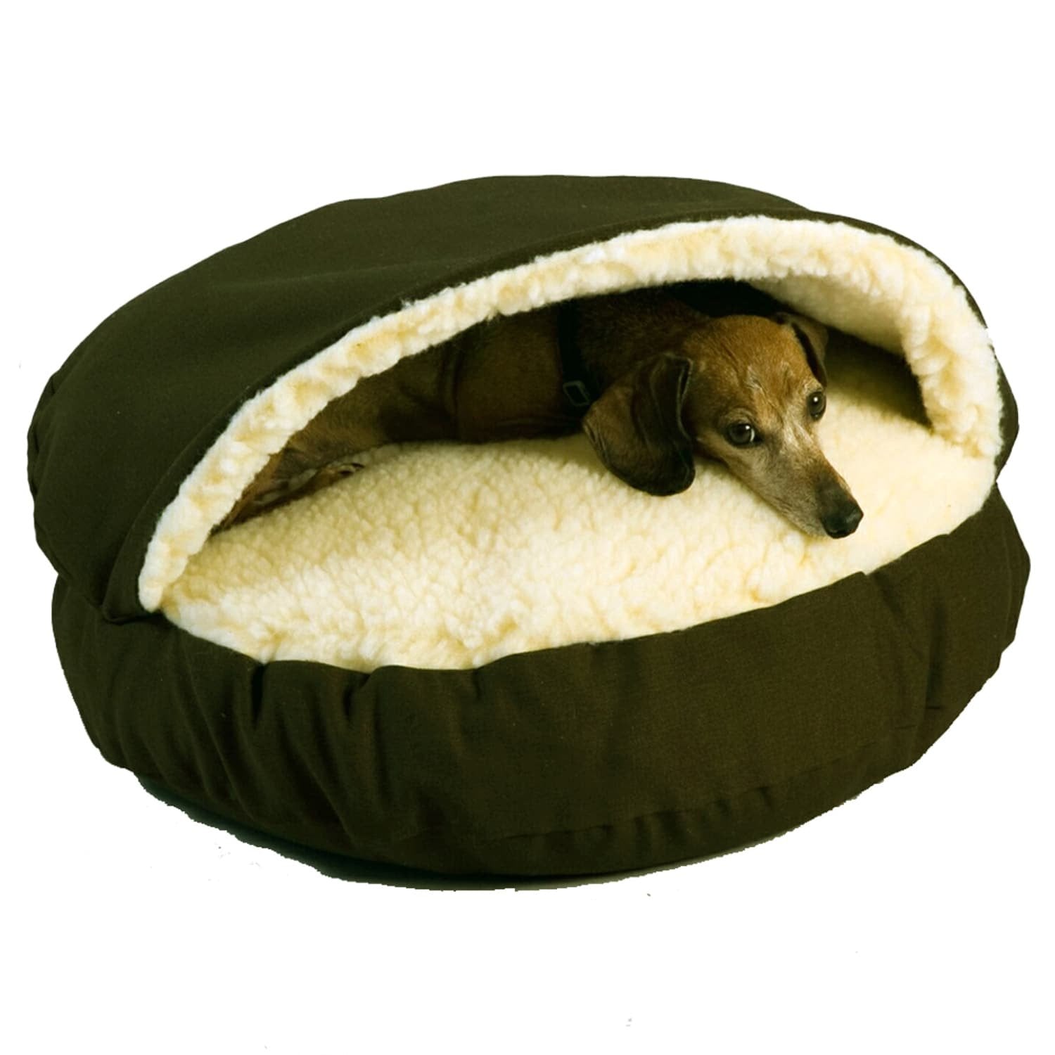 Snoozer Orthopedic Cozy Cave Pet Bed, X-Large, Red