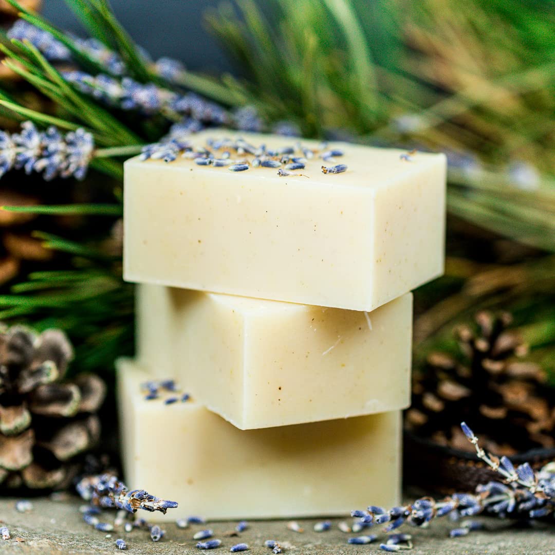 Organic Natural Dog Shampoo - Cedarwood Lavender 3.8 Oz Bar - Chagrin Valley Soap & Salve -