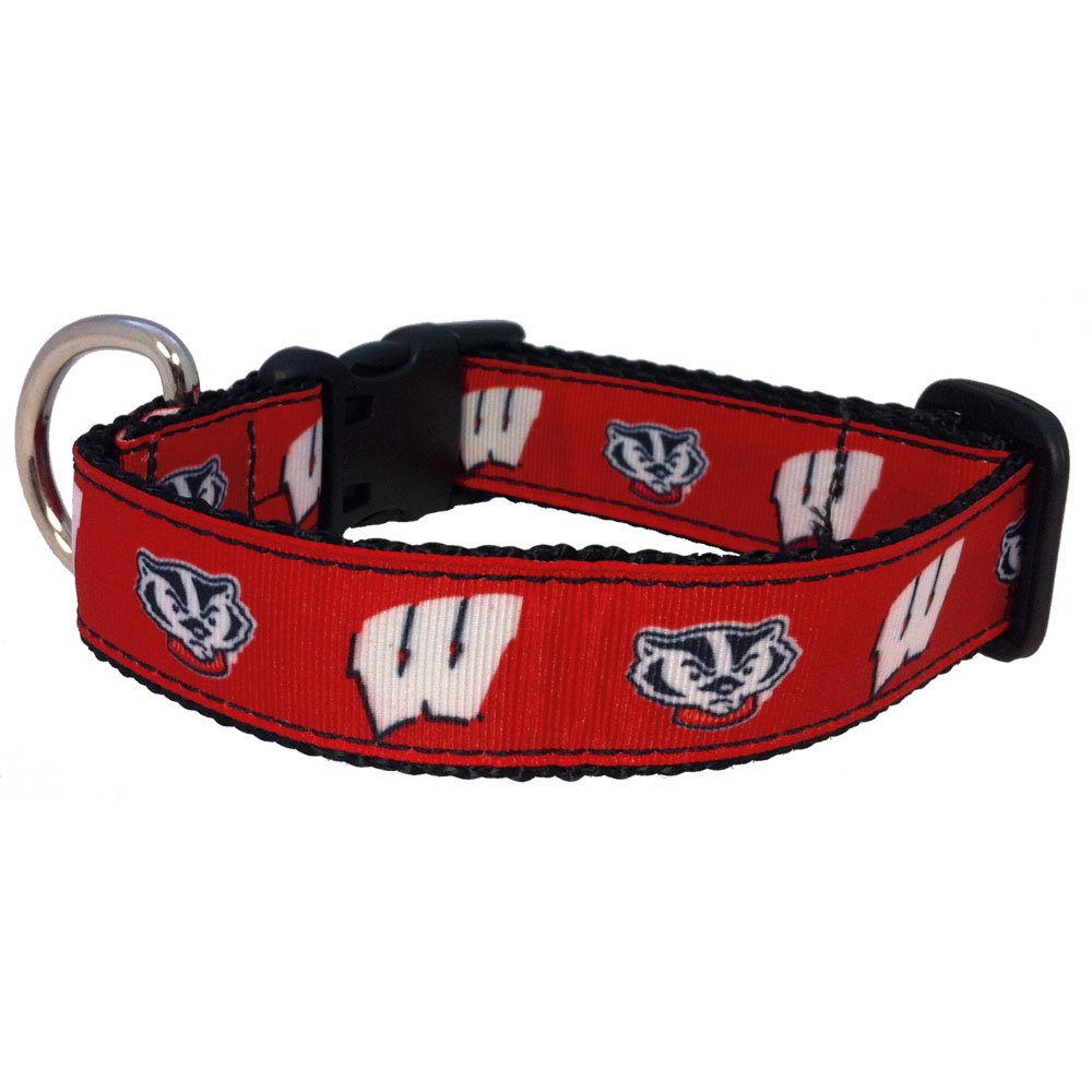Ncaa Wisconsin Badgers Collegiate Dog Collar (Large)
