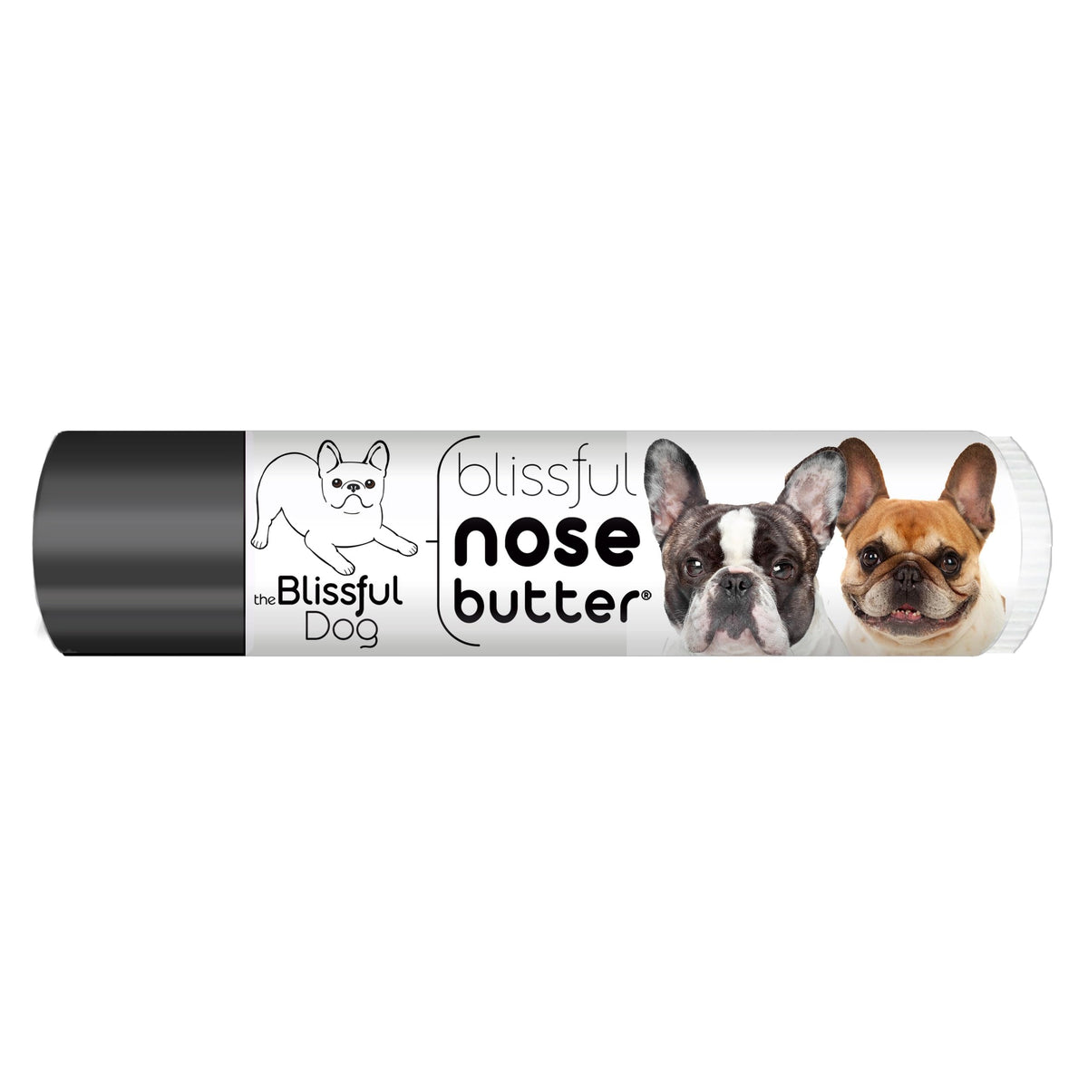The Blissful Dog French Bulldog Pied Unscented Nose Butter - Dog Nose Butter, 0.15 Ounce