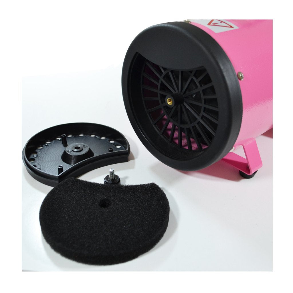 Flying Pig High Velocity Dog Pet Stand Grooming Dryer w/Variable Air Speed & Heat (Pink)