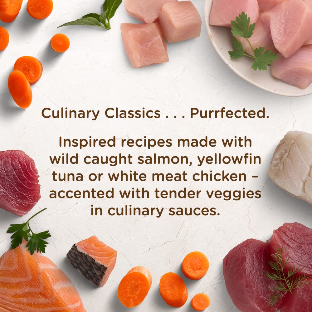 Rachael Ray Nutrish Purrfect Entrees Natural Wet Cat Food with Added Vitamins, Minerals & Taurine, Cravin  Chicken Dinner Recip