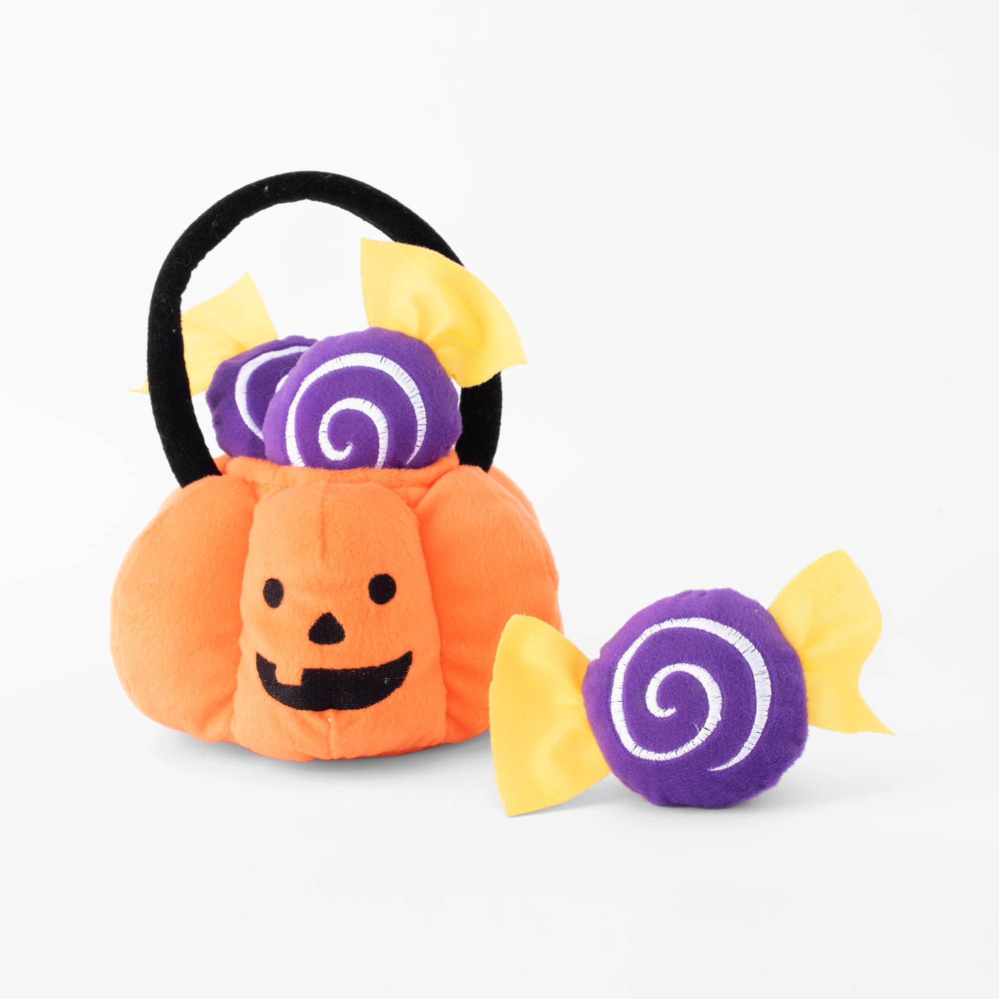 ZippyPaws Halloween Burrow Interactive Dog Toys - Hide and Seek Dog Toys and Puppy Toys, Colorful Squeaky Dog Toys, and Plush Do