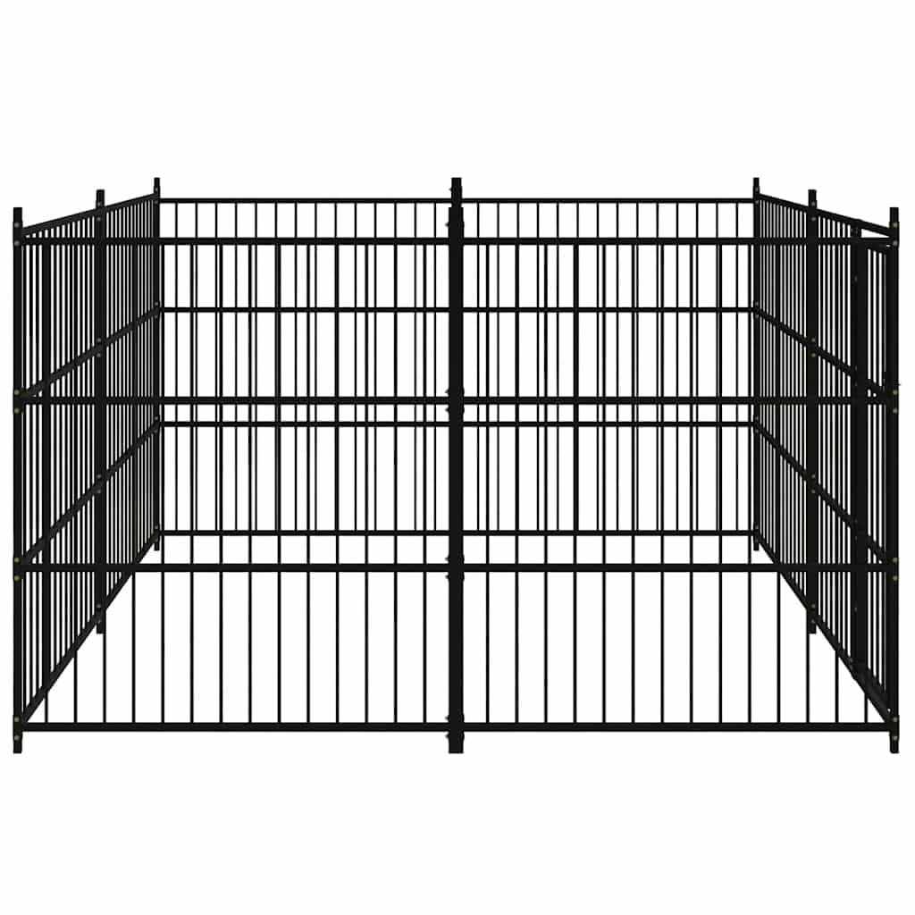 vidaXL Outdoor Dog Kennel 118.1x118.1x72.8