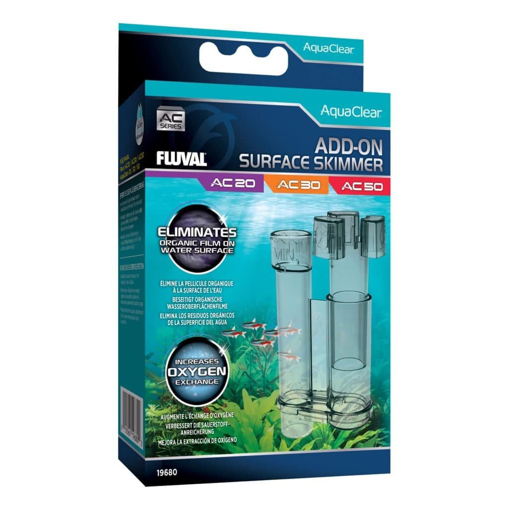 Fluval Add-On Surface Skimmer - Compatible with AC20, AC30 & AC50 Power Filters - Removes Surface Film & Organic Waste - Improve