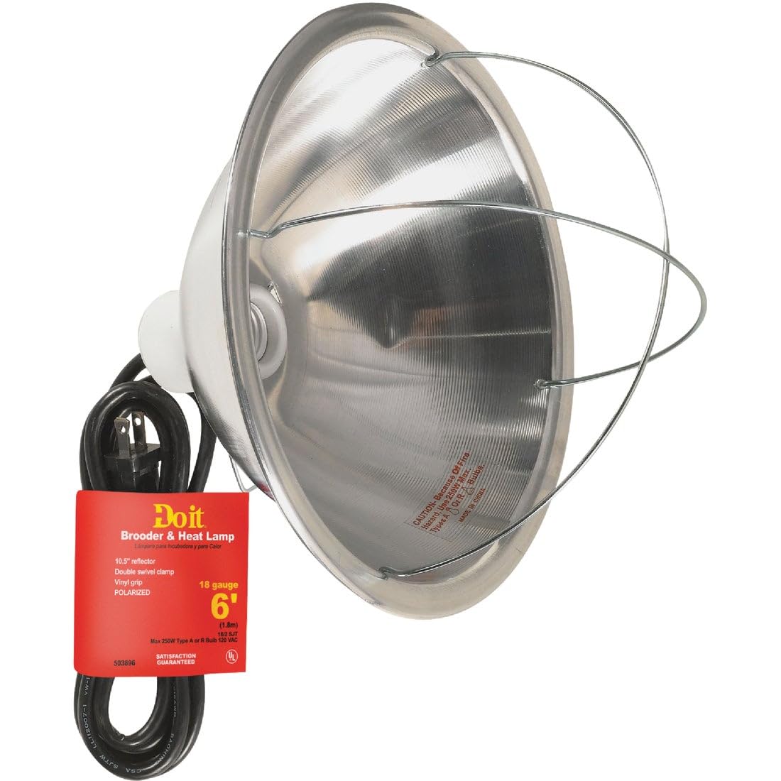 Woods Import 550165 Do It Brooder Heat Lamp 250W 10In Brooder Ht Lamp
