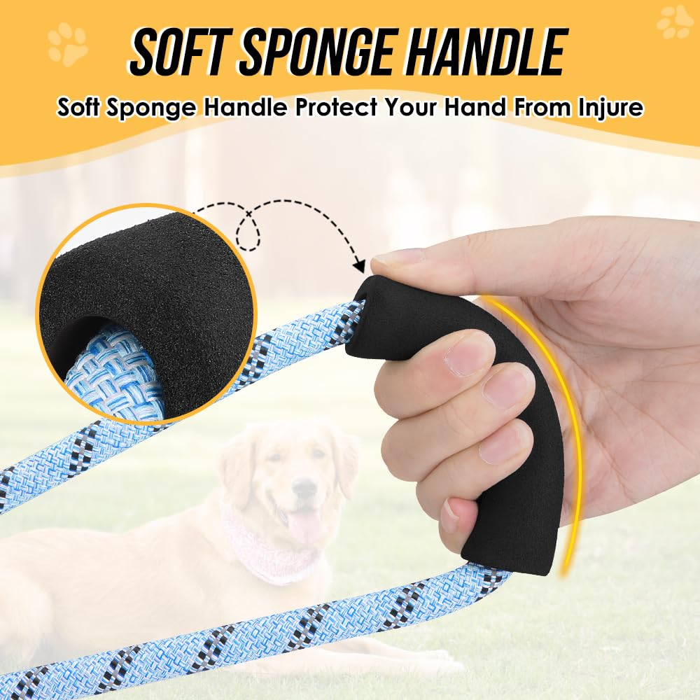 Lukovee Hands Free Dog Leash, 10Ft Adjustable Training Lead 1/2 Inch Nylon Heavy Duty Lead No Pull For Large Medium Dogs, Tangle