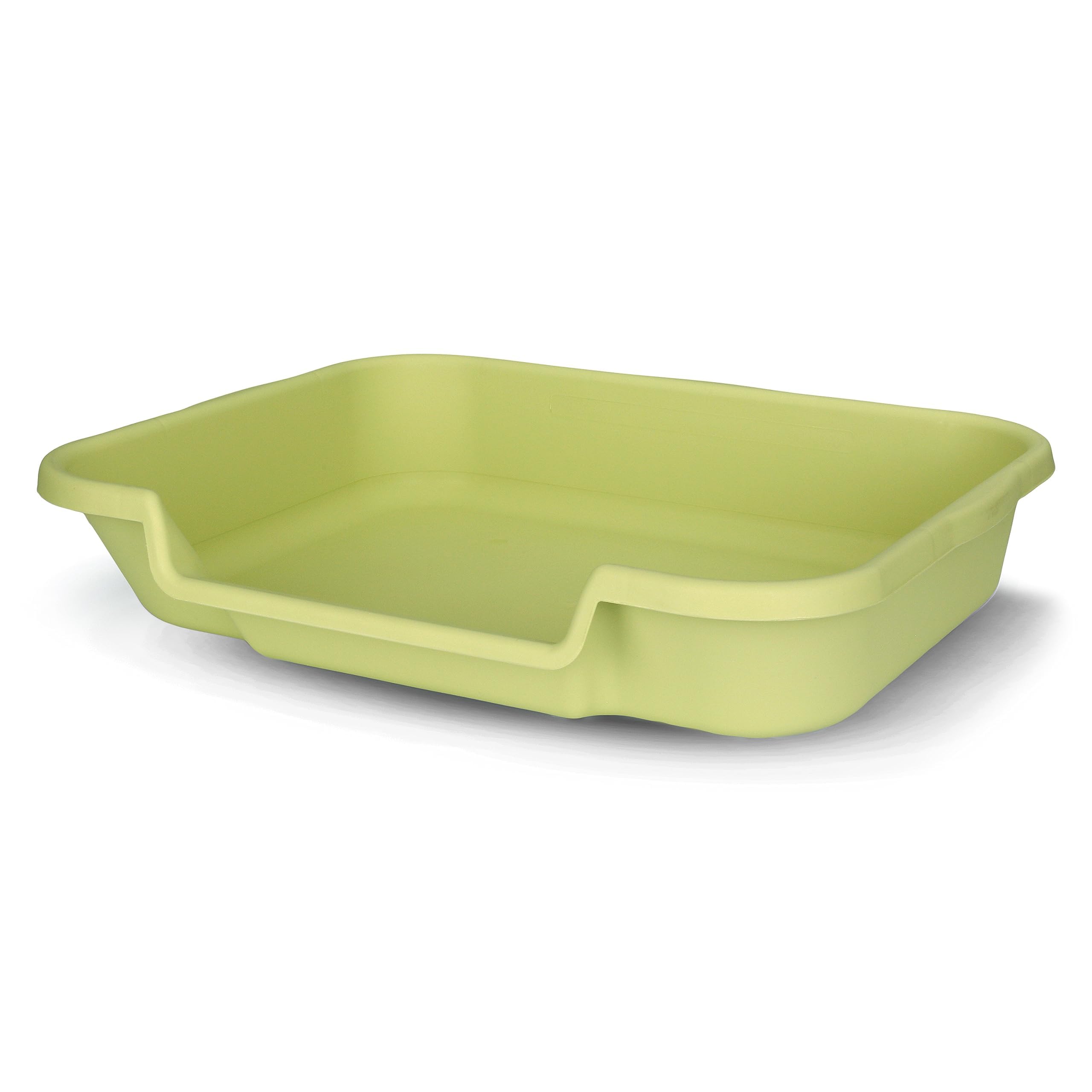 Puppygohere Dog Litter Box, Apple Green Color, Large Size, Durable & Pet Safe Puppy Litter Box, Indoor Open Top Entry Dog Litter Pan, Comfortable For Dogs, Great For Dogs Up To 20 Lbs