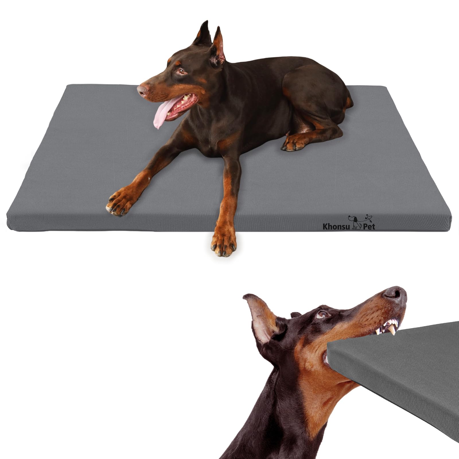 Durable Outdoor Dog Bed Waterproof Washable Cover up to 60 lbs Large Dogs