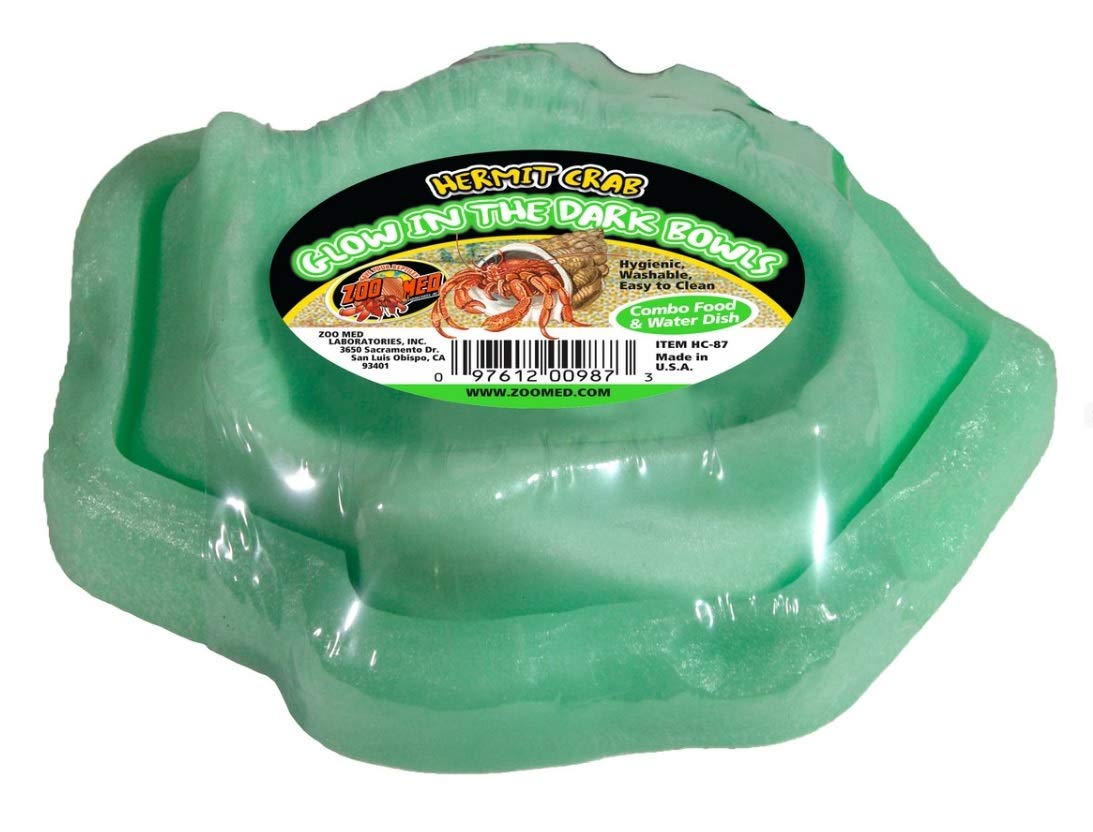 Zoo Med Laboratories Hermit Crab Combo Bowl- Glow