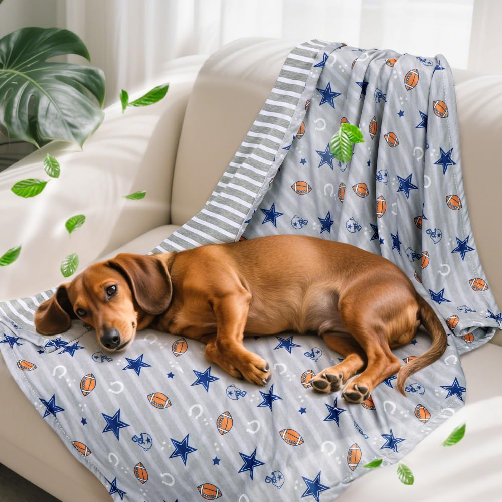Deamoser Lightweight Dog Cooling Blanket Self Cooling Blanket For Small Medium Dogs Ice Silk Cat Summer Blanket For Crate&Kennel