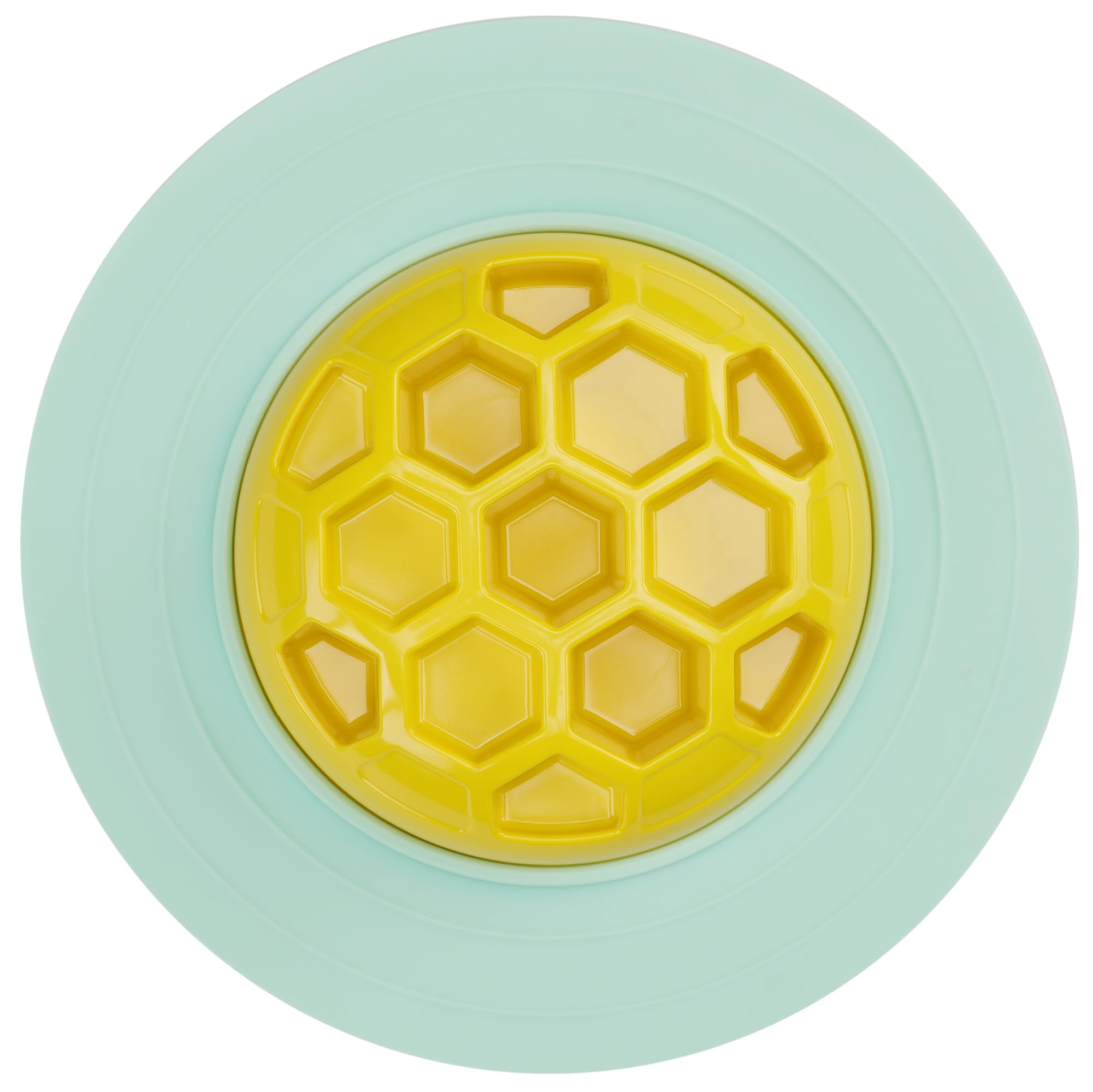 Navaris Honeycomb Slow Eating Dog Bowl - Anti-Slip, Dishwasher Safe Design - Dog, Puppy, and Cat Puzzle Feeder - Durable, Separa