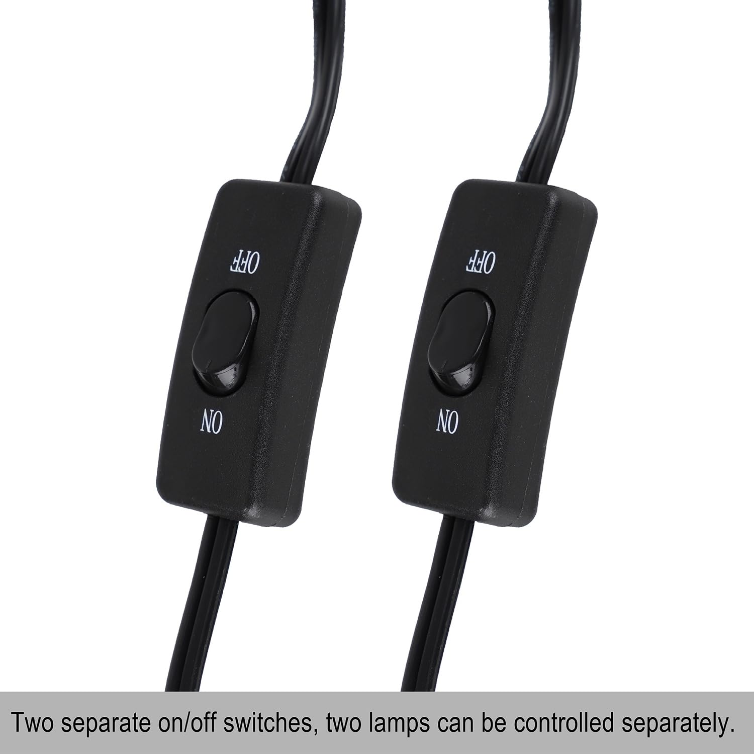 Dxophiex 15Inch Dual Reptile Light Fixture, Max 150W Dual Reptile Heat Lamp Fixture With 100W Uva Uvb Sun Lamp&Ceramic Heat Emitter,Double Dome Lamp Fixture For Reptile Terrarium And Tortoise Habitat