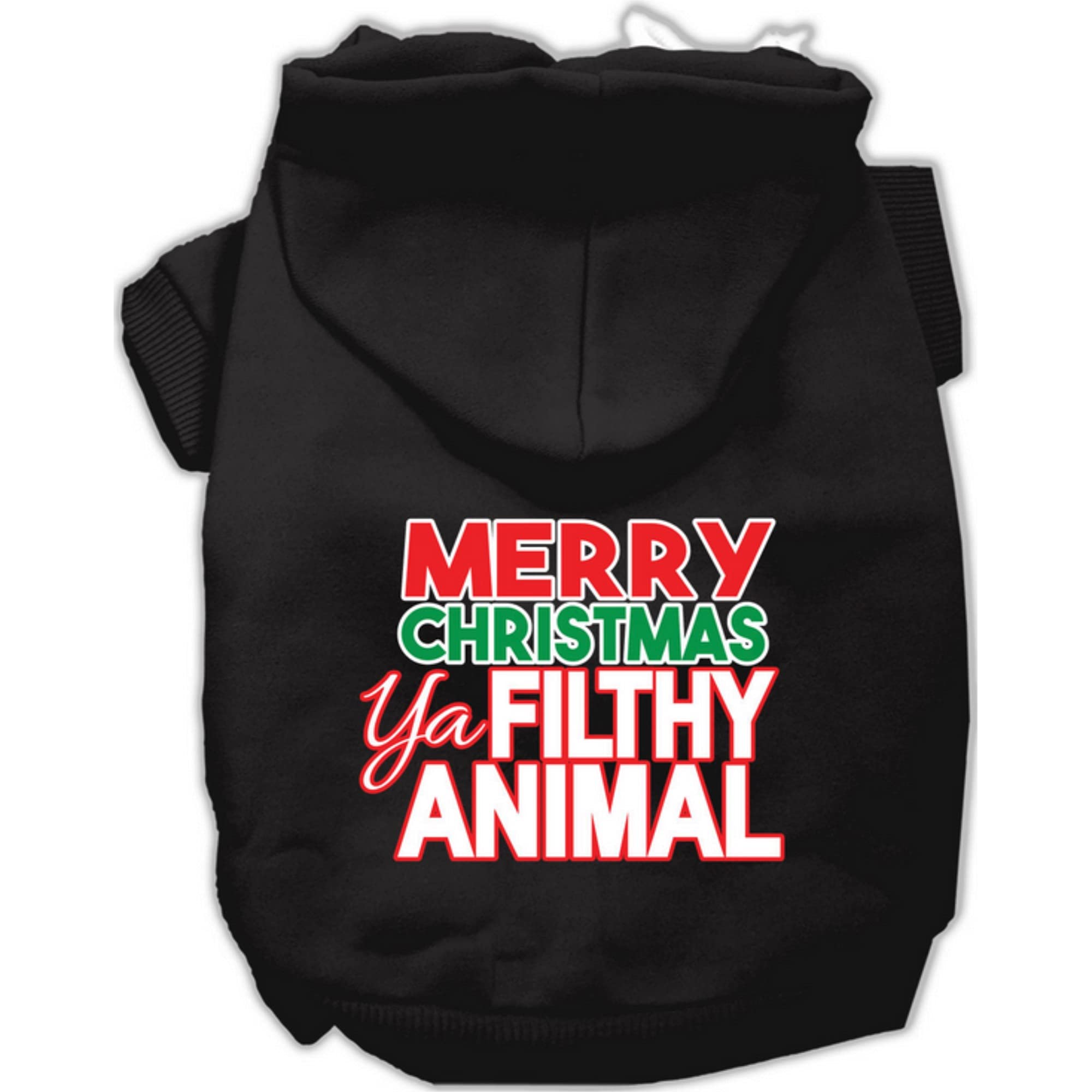 Ya Filthy Animal Screen Print Pet Hoodie Black Xxxl 20