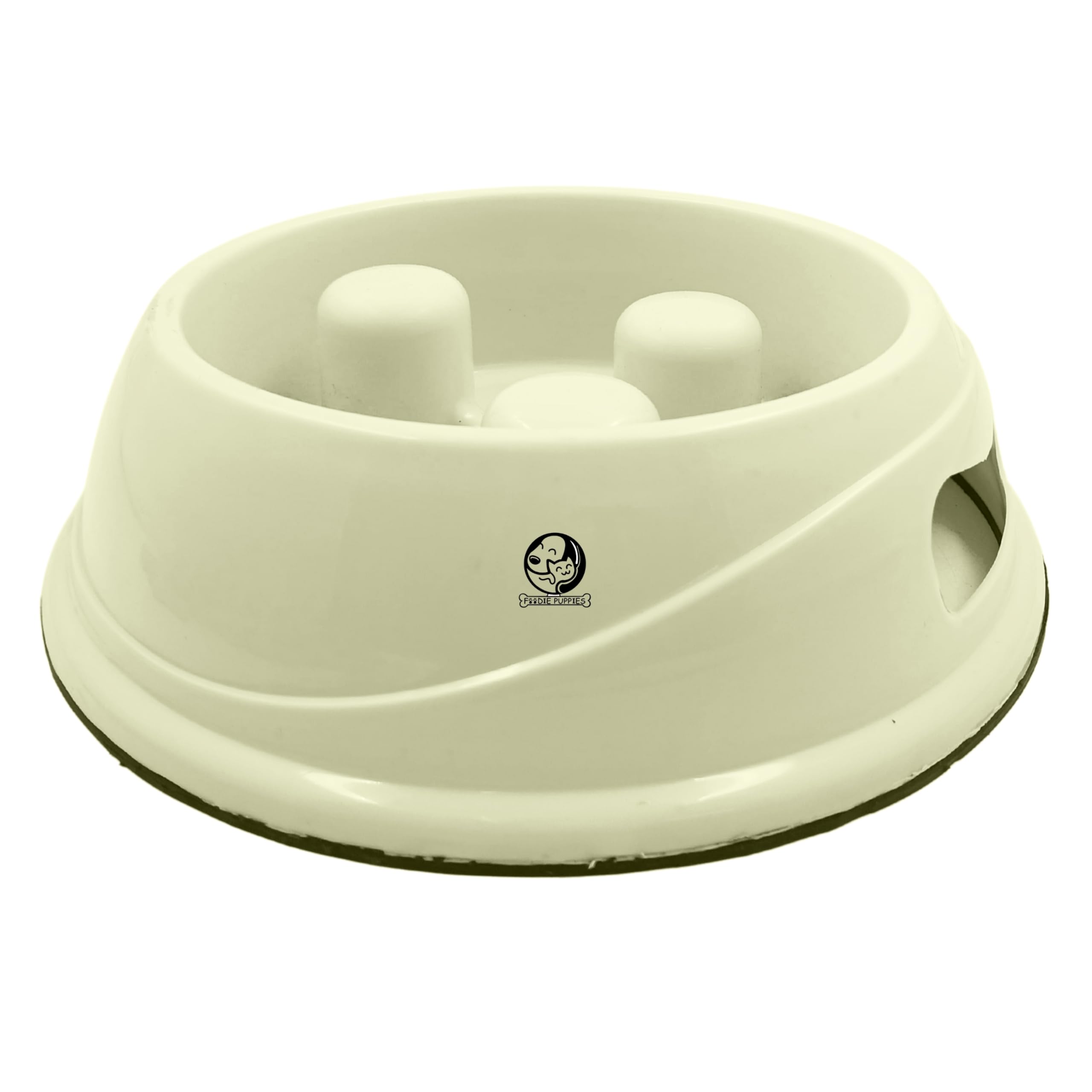 Foodie Puppies Pet Bowl Slow Feeder Bowl For Dogs & Cats| NonSlip, Easy To Clean | Improve Pets Digestion, Healthy Eating Habit