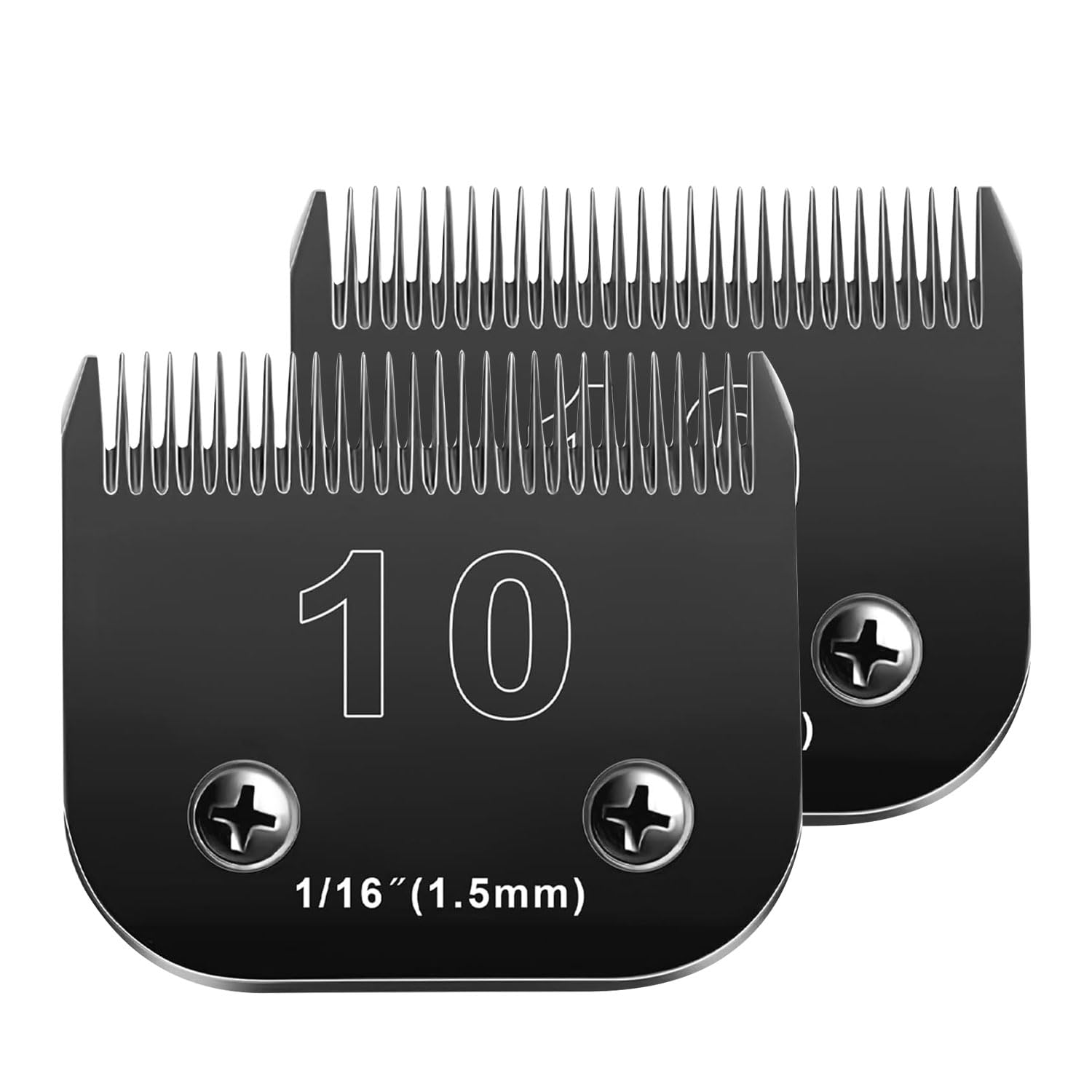 2Pcs 10 Blades Dog Grooming Blades Compatible With Andis Dog Clippers Blades,Dog Clipper Blades Compatible With Oster A5,Wahl Km