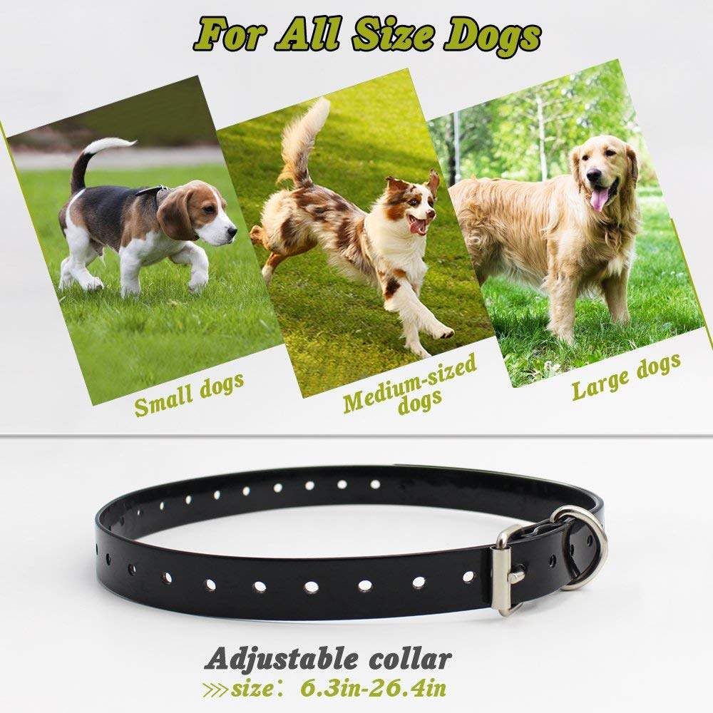 Petrainer Upgraded Model Rechargeable & Waterproof Remote Dog Training Collar 330 Yd Electric Dog Bark Collar With Beep/Vibratio