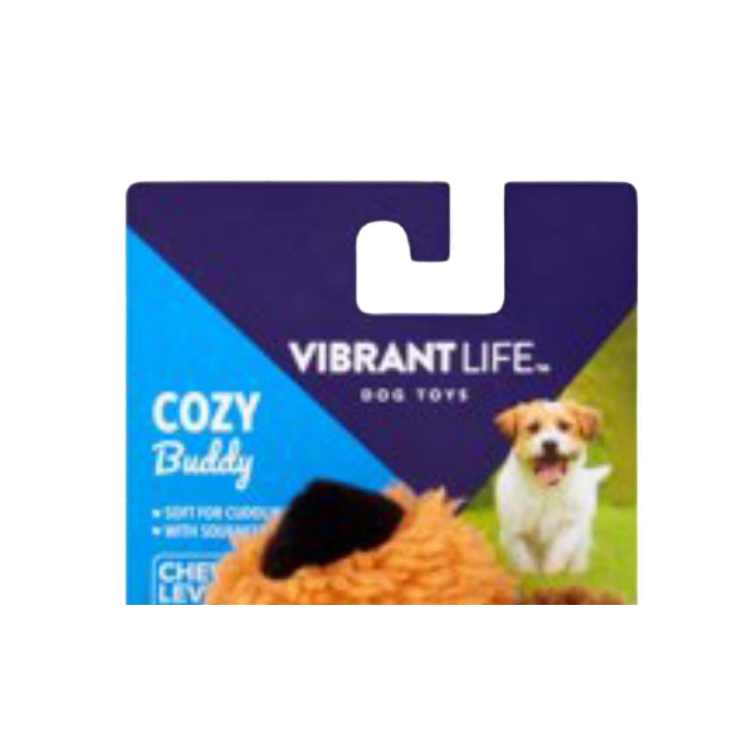 Vibrant Life Cozy Buddy Puppy Dog Toy (Brown)