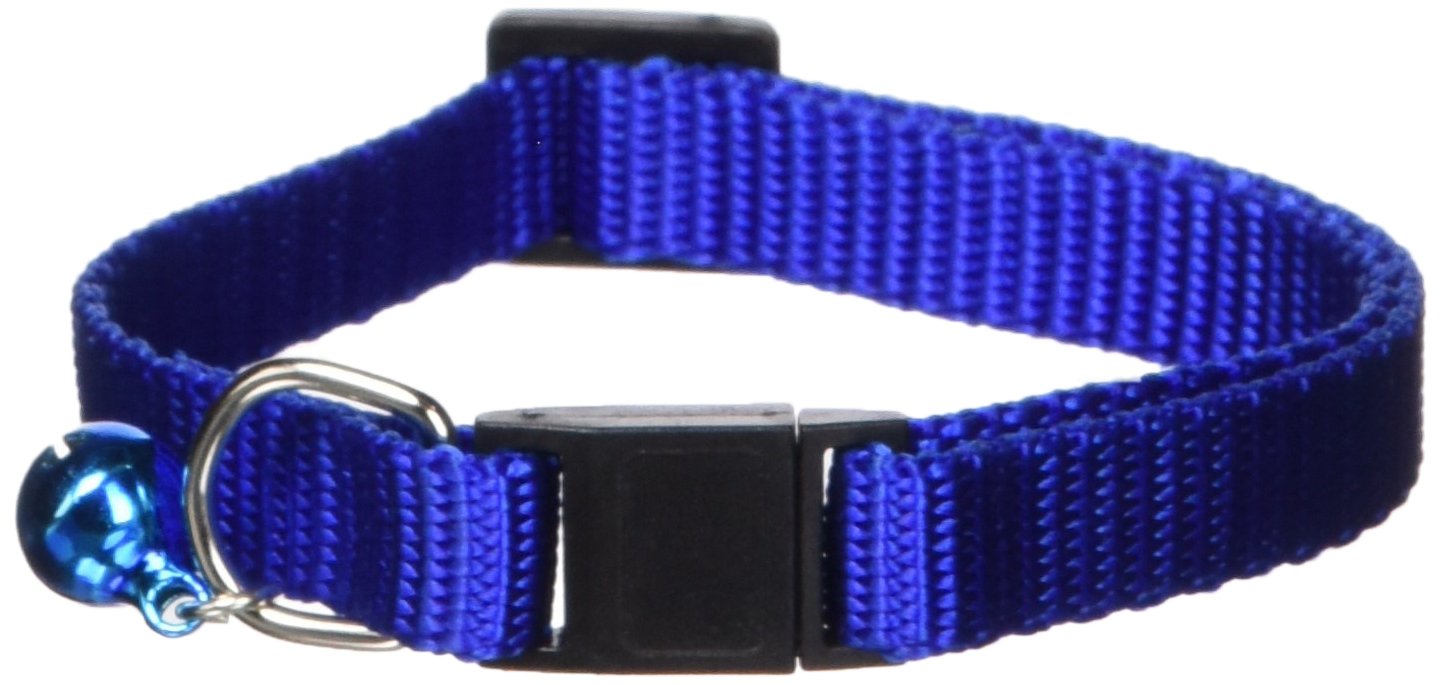 Guardian Gear Nylon Cat Collar, 8-12-Inch, Blue