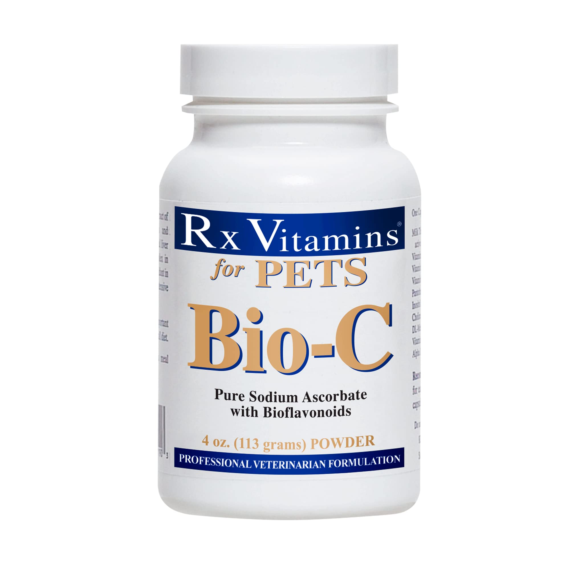 Rx Vitamins Bio-C - Vitamin C for Dogs and Cats - with Lemon Bioflavonoids for Allergy Relief - Immune Support Supplement - Prom