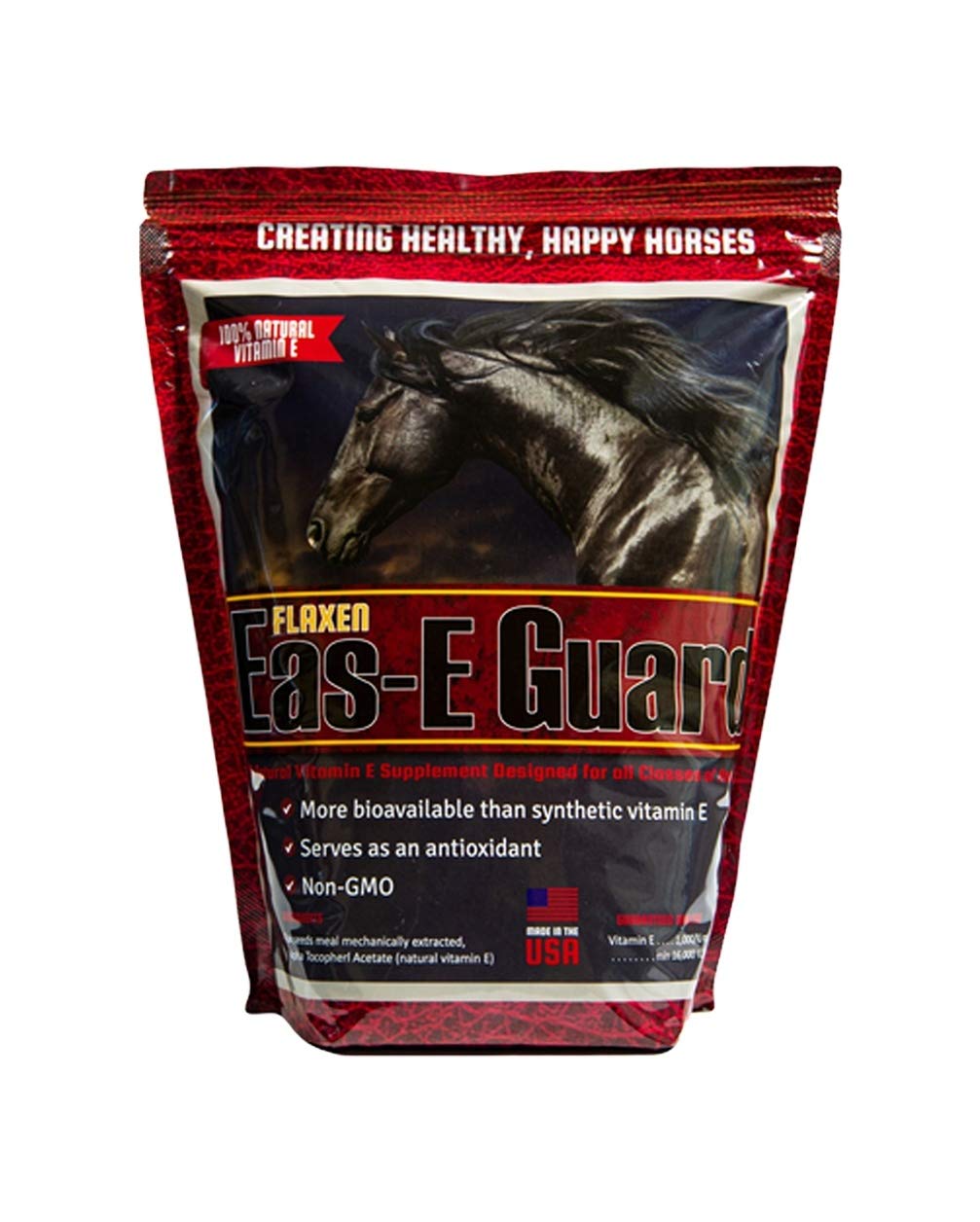 Flaxen EAS-E Guard 4 lb, Natural Vitamin E Equine Supplement, with Important Antioxidant
