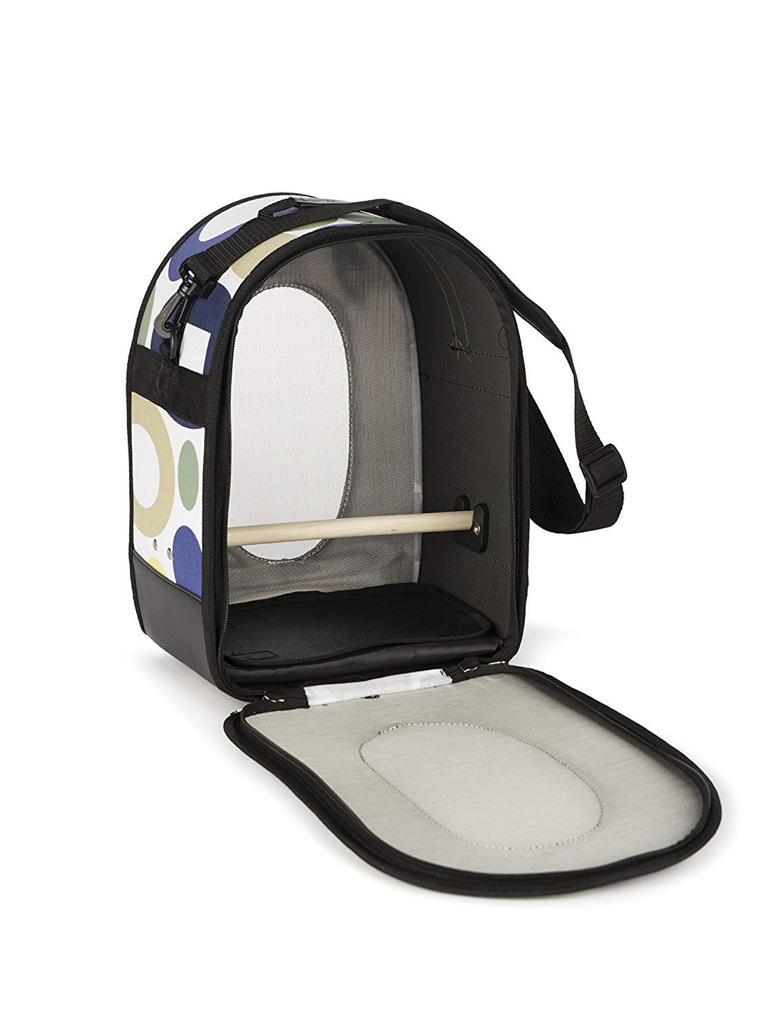 Prevue Pet Products Soft Sided Bird Travel Carrier With Perch Small, Multicolor