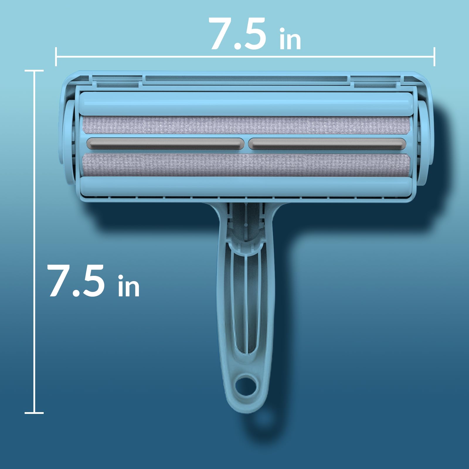Pet Hair Remover Roller, Delomo Dog & Cat Fur Remover With Self-Cleaning Base, Efficient Animal Hair Removal Tool, For Furniture