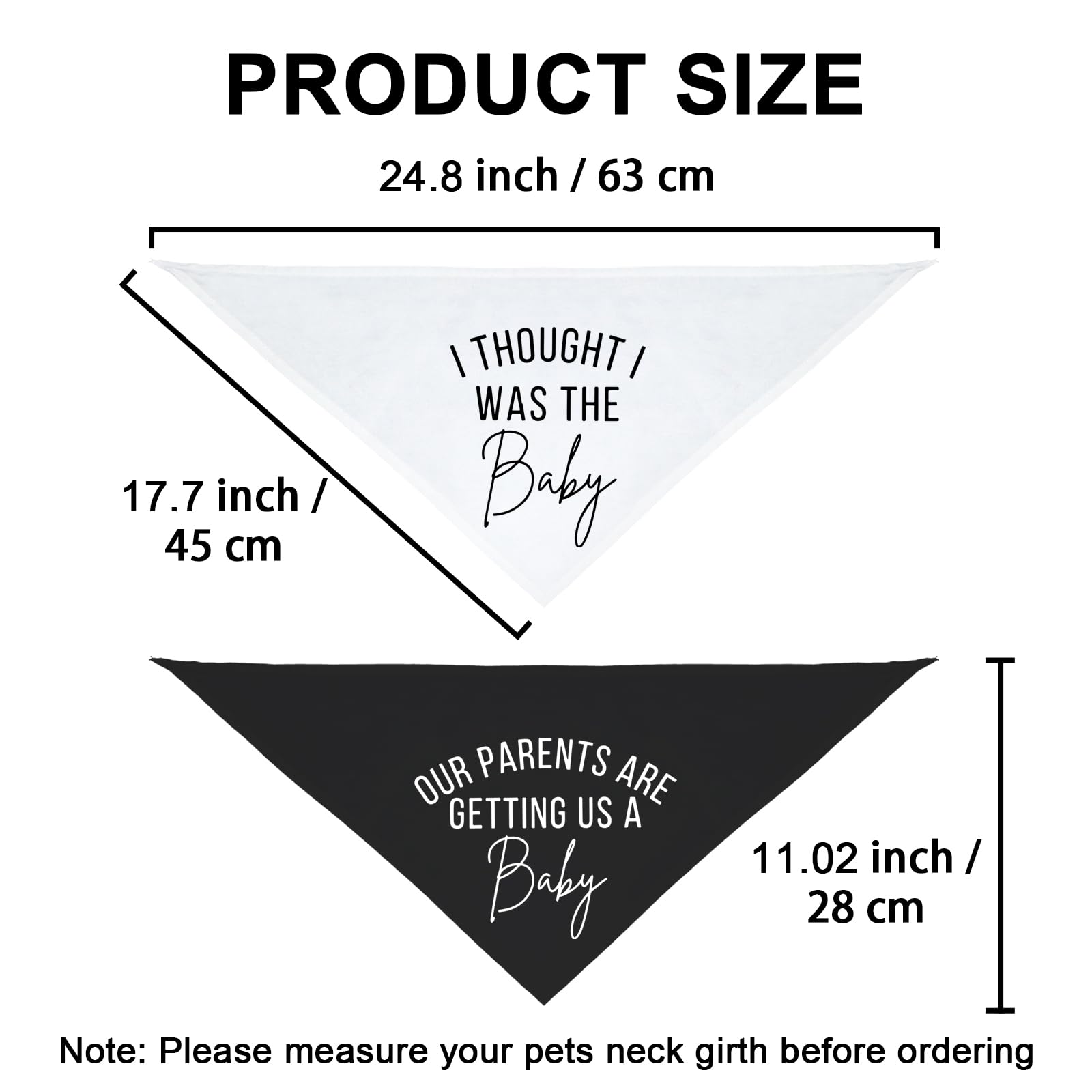 2 Packs Our Humans Are Getting Us A Baby Dog Bandanas Pet Scarf Pregnancy Announcement Pregnancy Pet Bandana For Dogs Pet Access