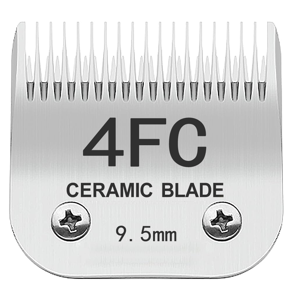 Trah 4Fc Blade Dog Grooming Clipper Replacement Blades Compatible With Andis Dog Clippers,Most A5, Wahl Km Series Clippers,Detac