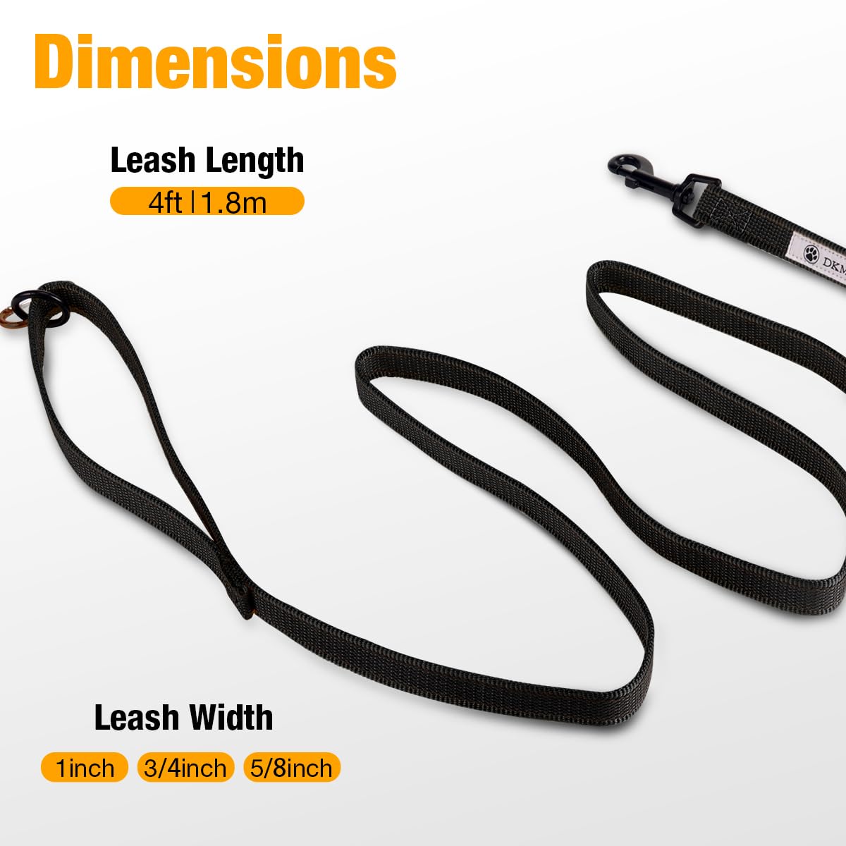 Dkmambo 6Ft Dog Leash With Anti-Slip Handle