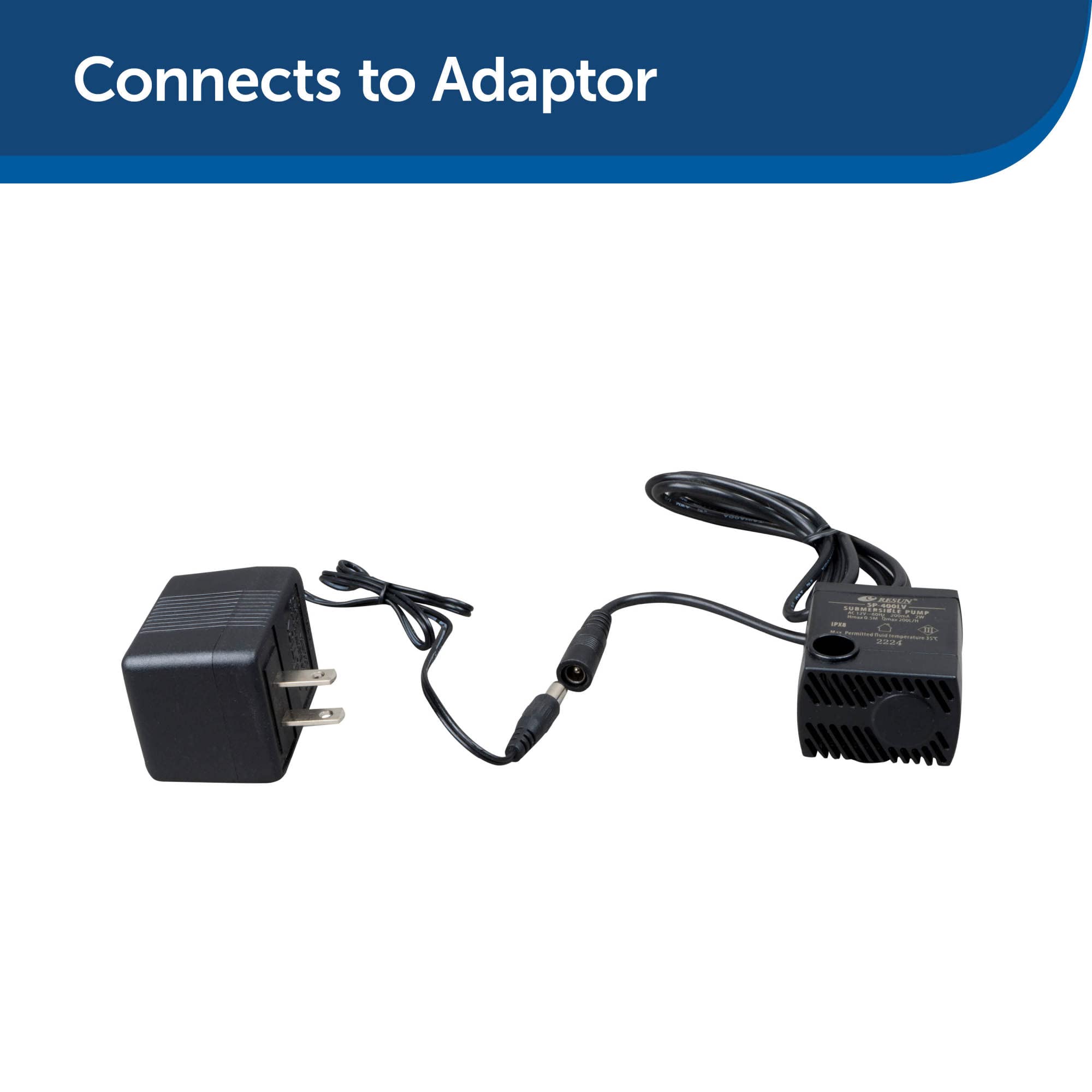 PetSafe Replacement Pump for Drinkwell Fountains - Compatible with Ceramic, Stainless Steel, 360 Dispensers, Black, 2 Piece Set