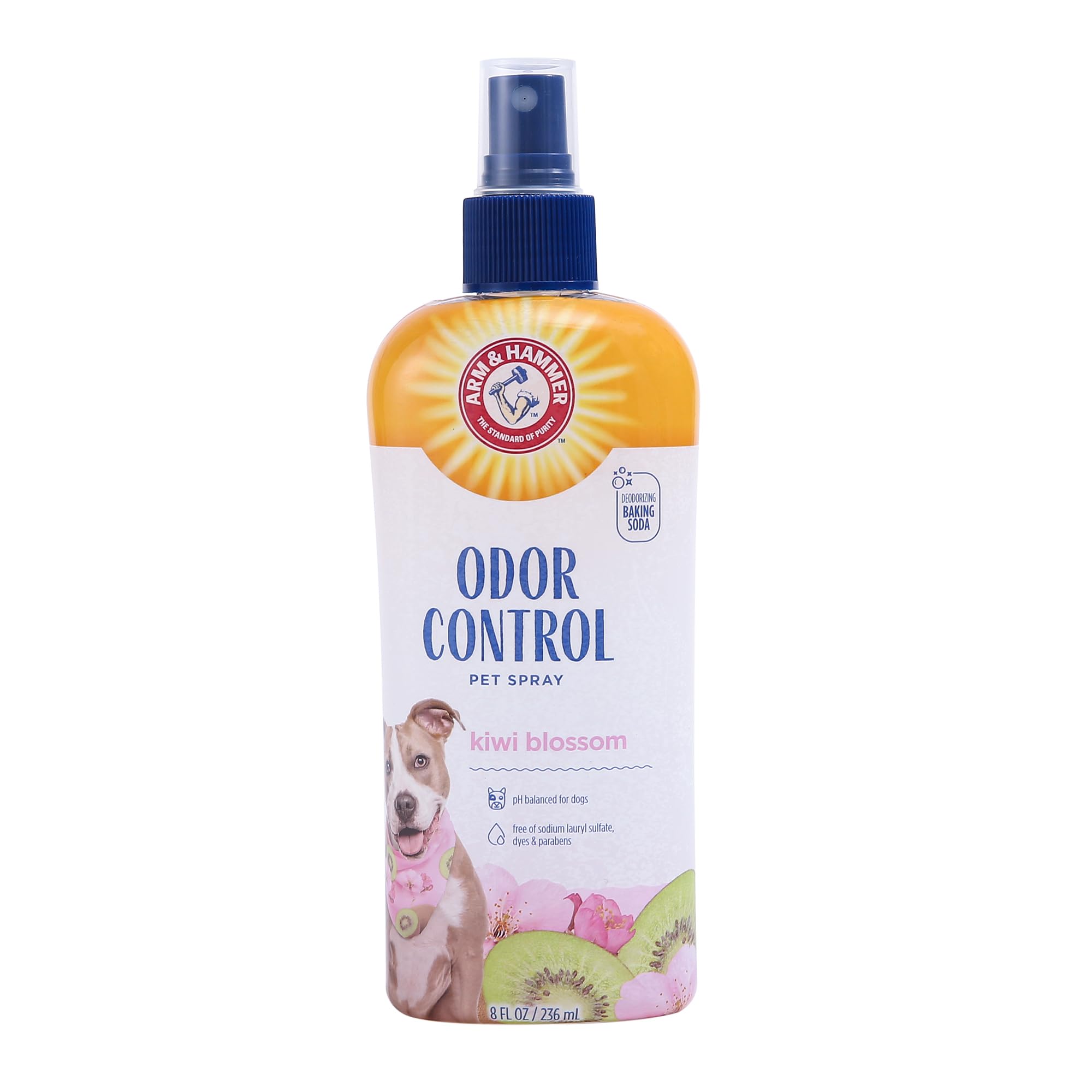 Arm & Hammer For Pets Super Deodorizing Spray For Dogs | Best Odor Eliminating Spray For All Dogs & Puppies | Fresh Kiwi Blossom