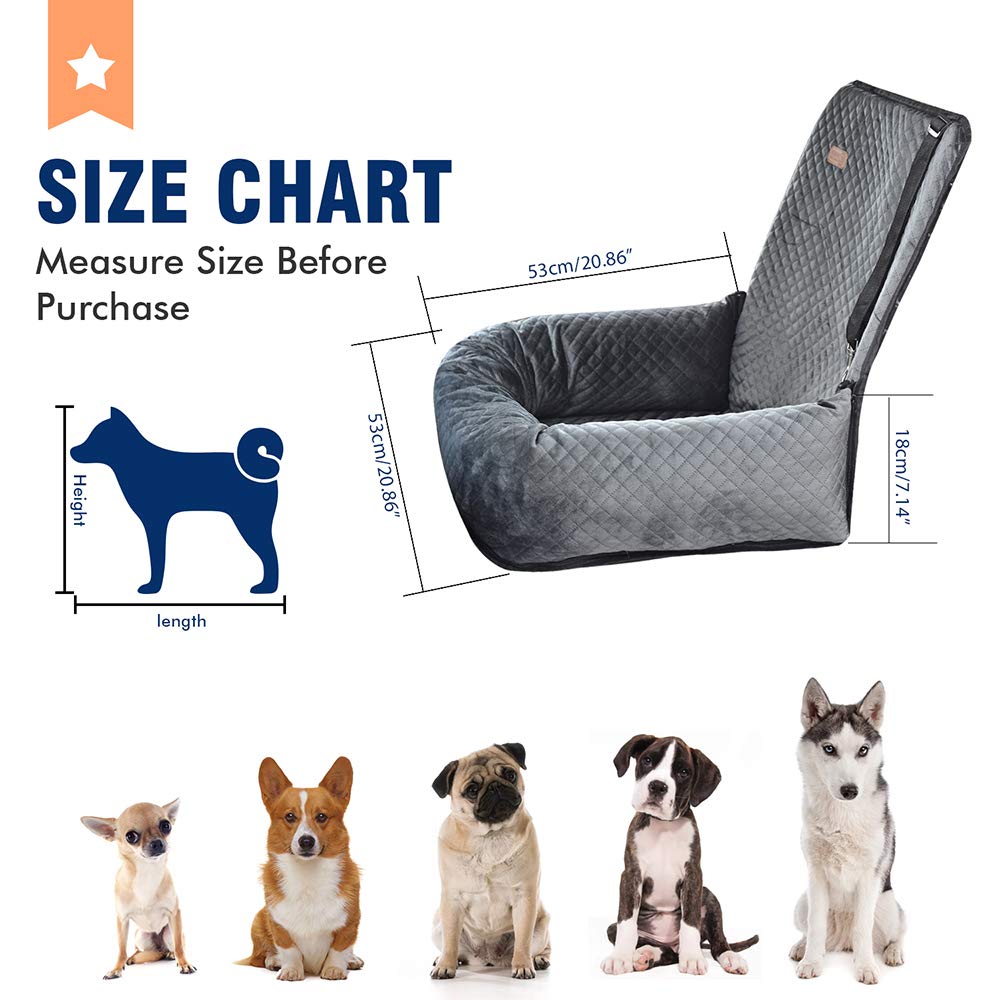 Dog Car Seat Pet Booster Seat Pet Travel Safety Car Seat,The Dog Seat Made Is Safe And Comfortable, And Can Be Disassembled For