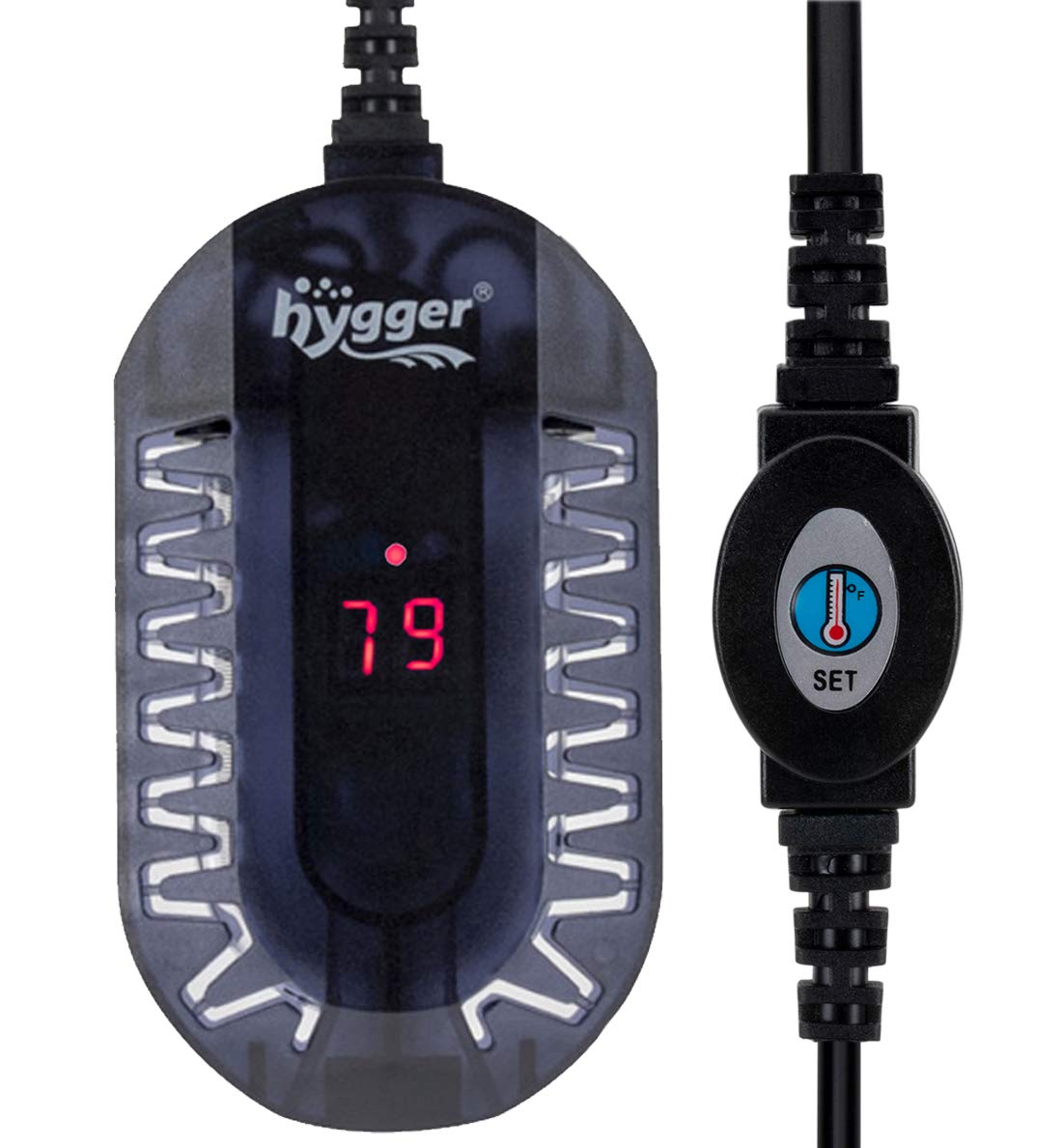 Hygger Mini Glass Aquarium Heater Adjustable Led Digital Temperature Display Small Tank Heater For Turtle Betta Fish Bowl With P