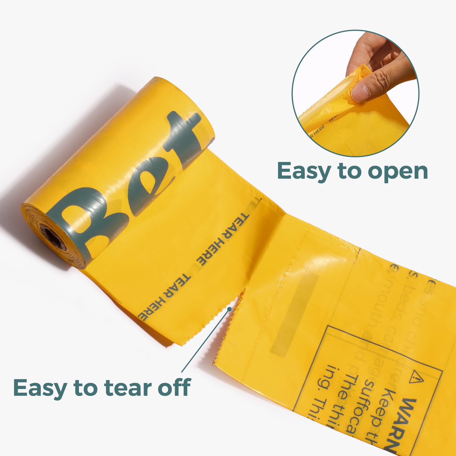 Dog Poop Bags Rolls Biodegradable Leak Proof Dog Waste Bags -270 Count 18 Rolls - Cornstarch Based Doggie Poop Bag For Puppy And