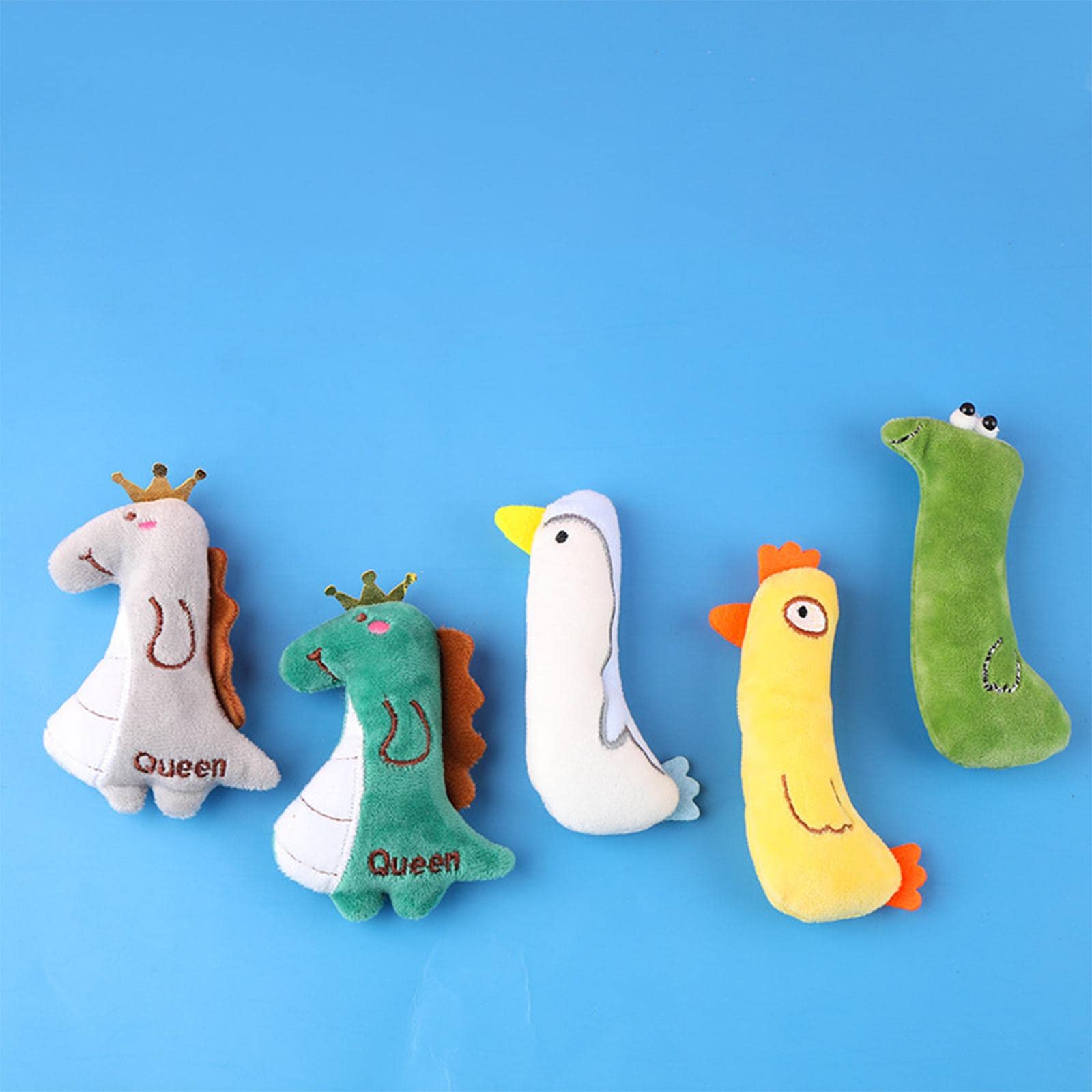 Enakshi Cat Catnip Toy Gift Kitten Interactive Plush Toy Bite Resistant Chewing Toy Yellowchicken 12.5Cm |Pet Supplies | Cat Sup