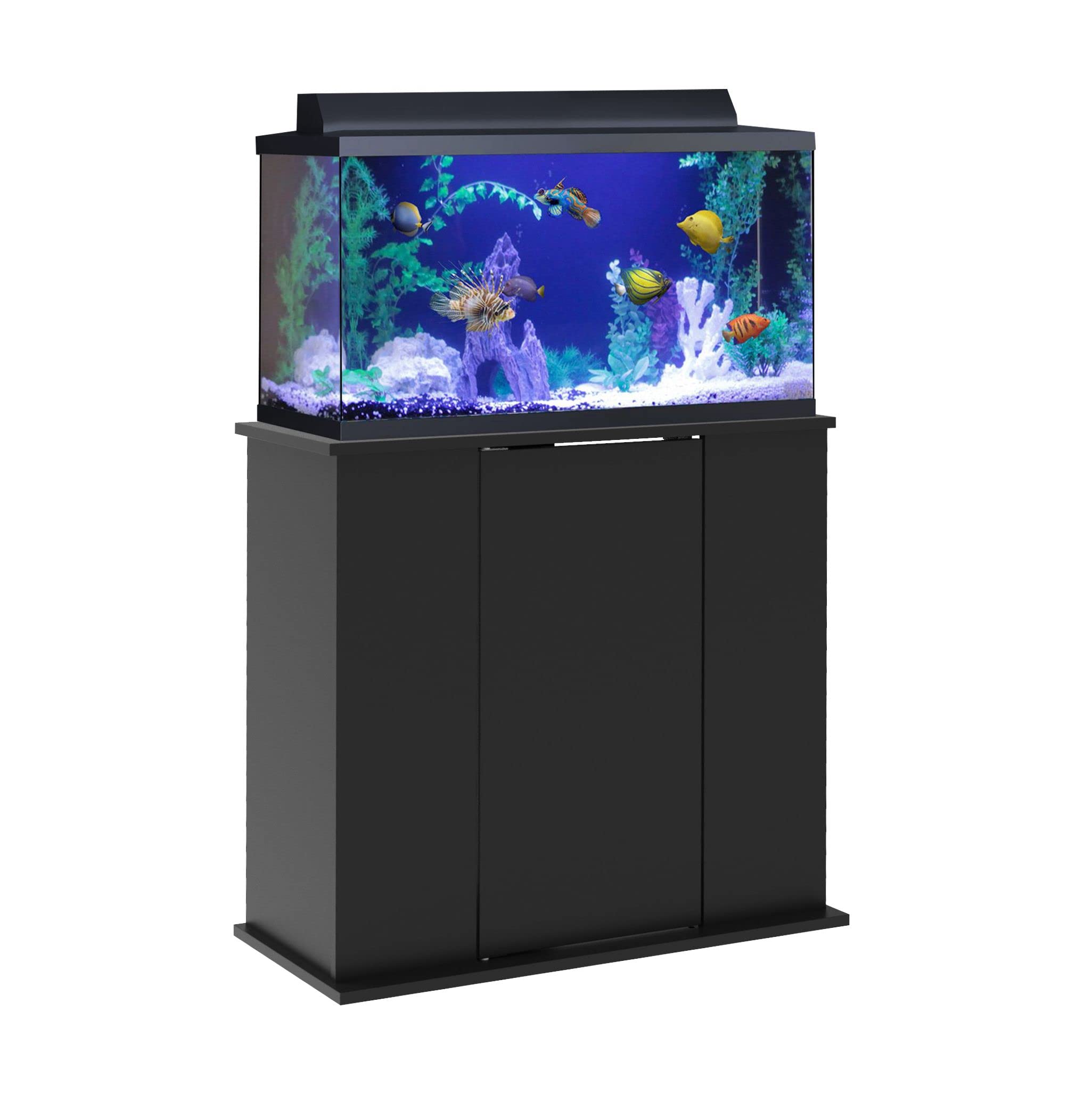75/90 Gallon Black Upright Aquarium Stand