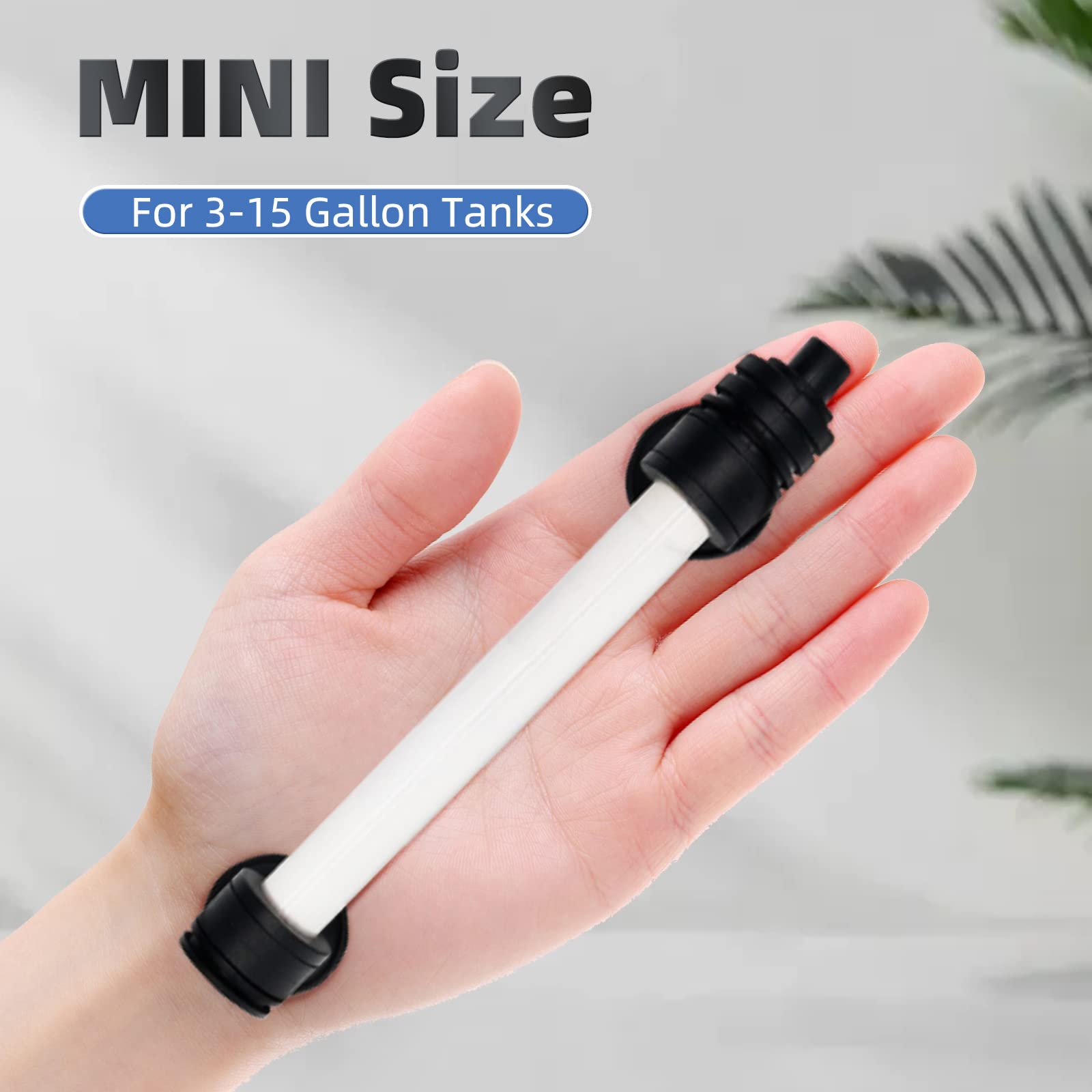 Boxtech Aquarium Heater 50W, Submersible Fish Tank Thermostat Proof Explosion And Auto Digital Control, With Heat-Resistant Quartz Made For 5-15 Gallon